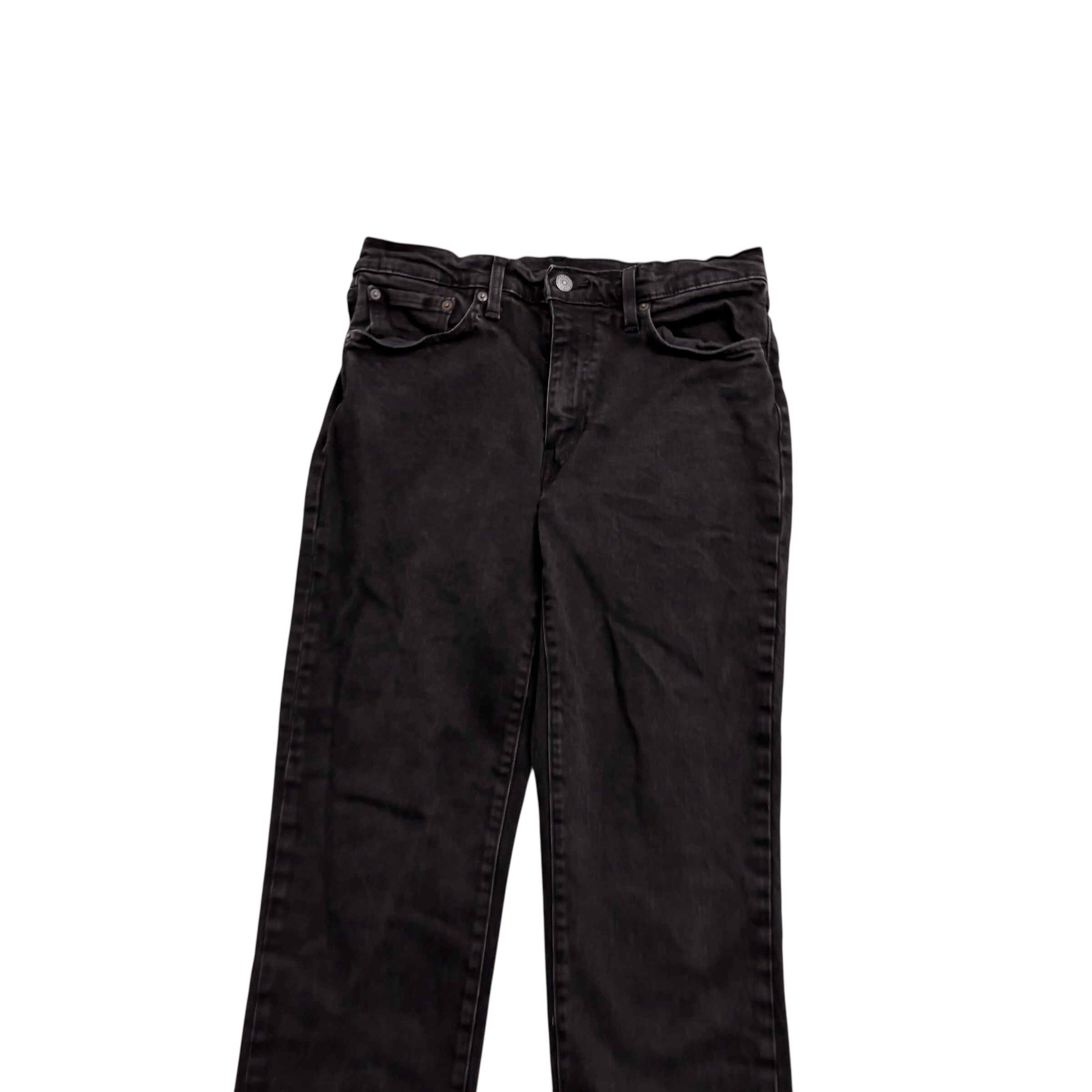 Levis 541 Jeans W31 L31 Mens Black Athletic Tapered Fit Stretch Premium Denim (E)