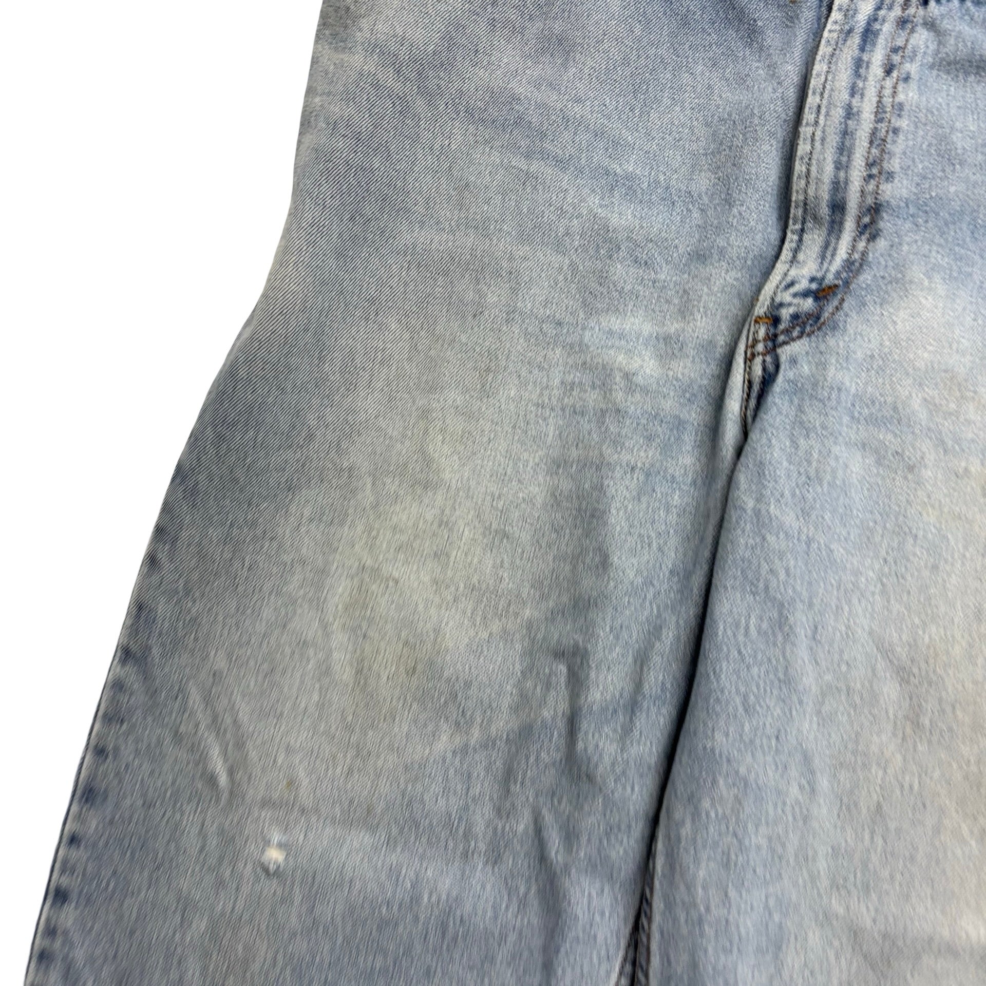 Levis 550 Jeans W42 L31 Mens Light Blue Relaxed Straight Fit Vintage Denim (F)