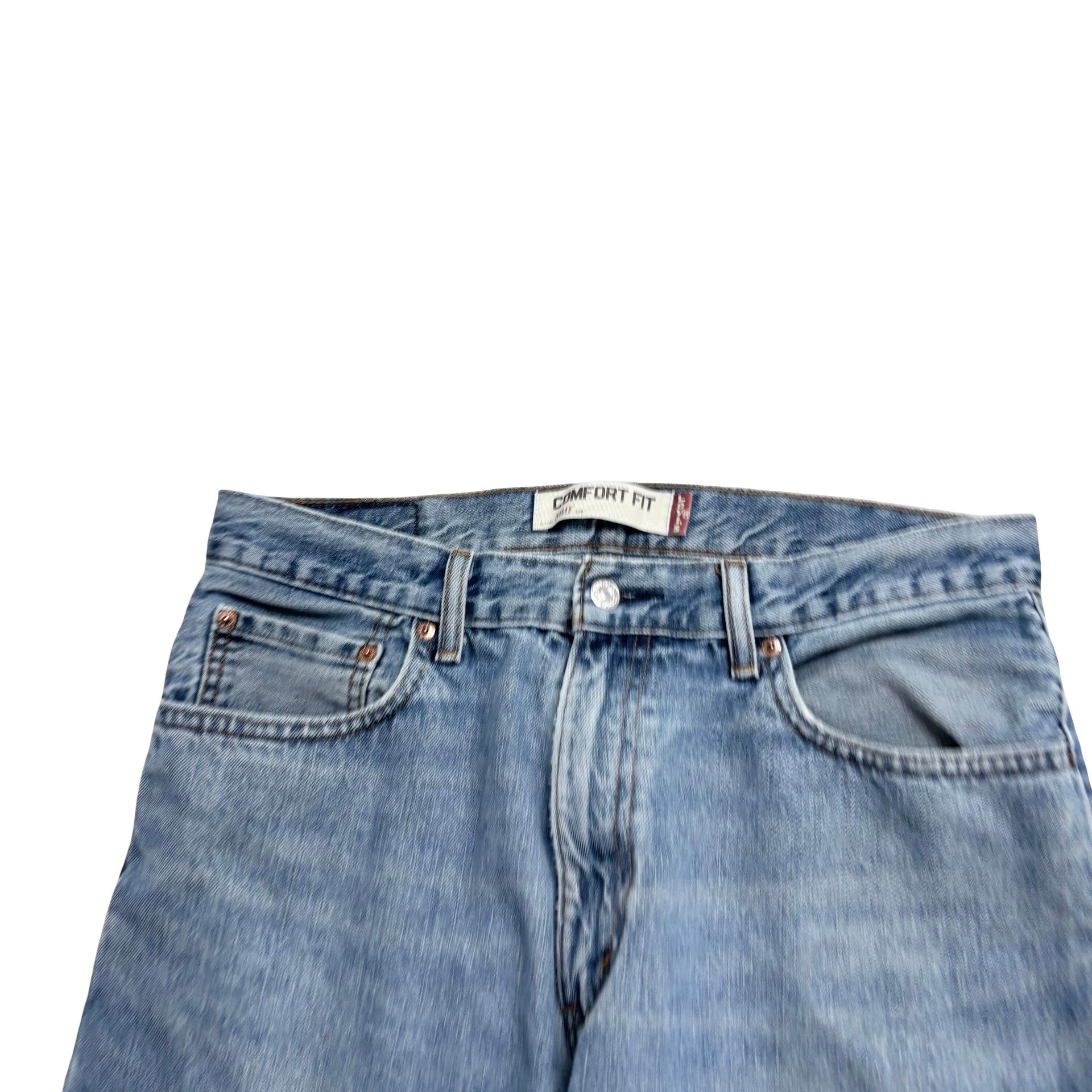 Levis 560 Jeans W33 L31 Mens Light Blue Baggy Relaxed Comfort Fit Vintage (F)