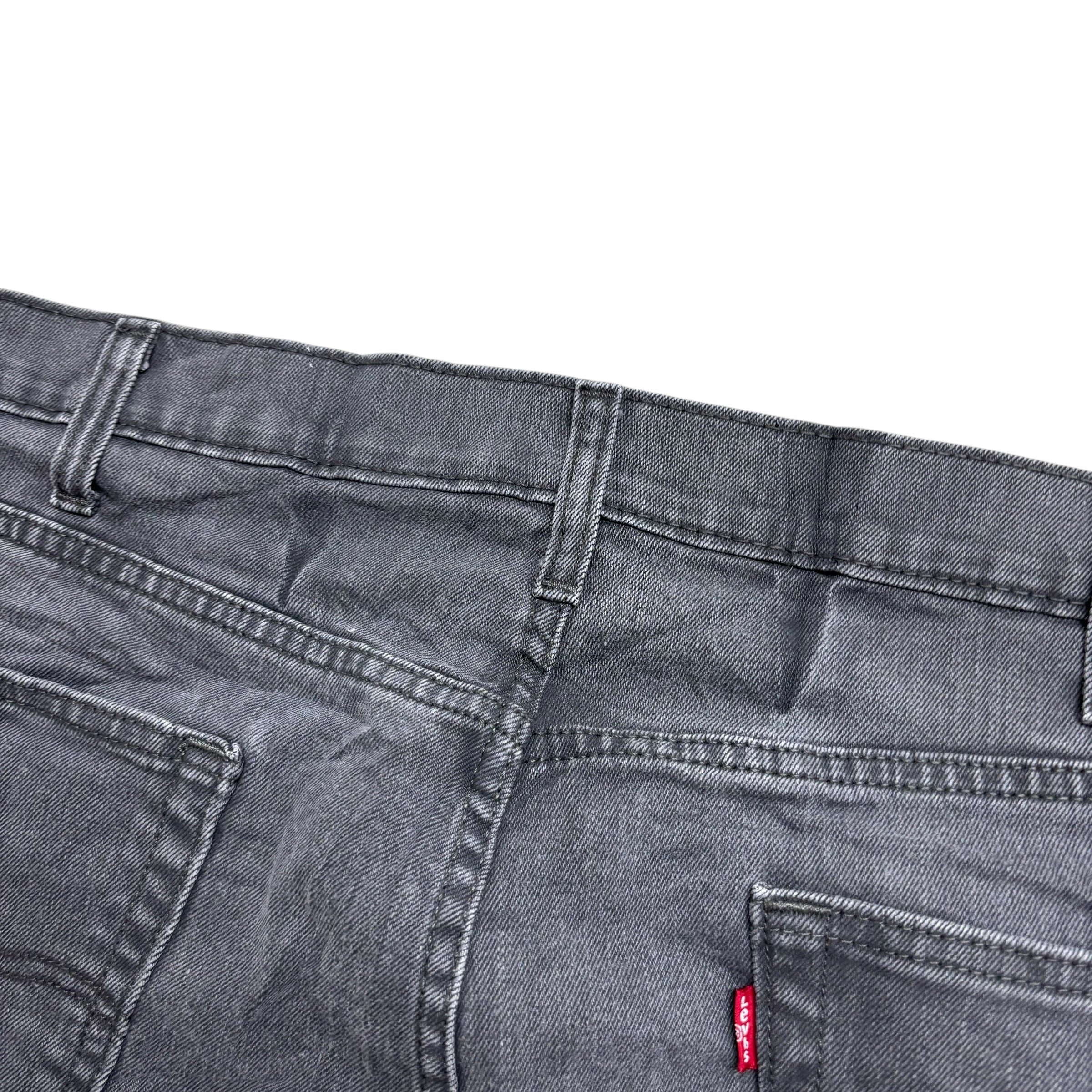 Levis 541 Jeans W48 L29 Mens Grey Athletic Tapered Fit Stretch Denim