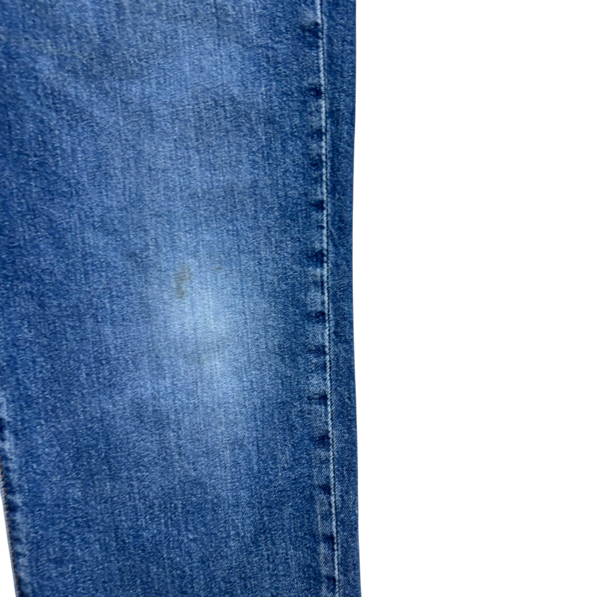 Levis 514 Jeans W36 L30 Mens Mid Blue Regular Straight Fit Stretch Denim