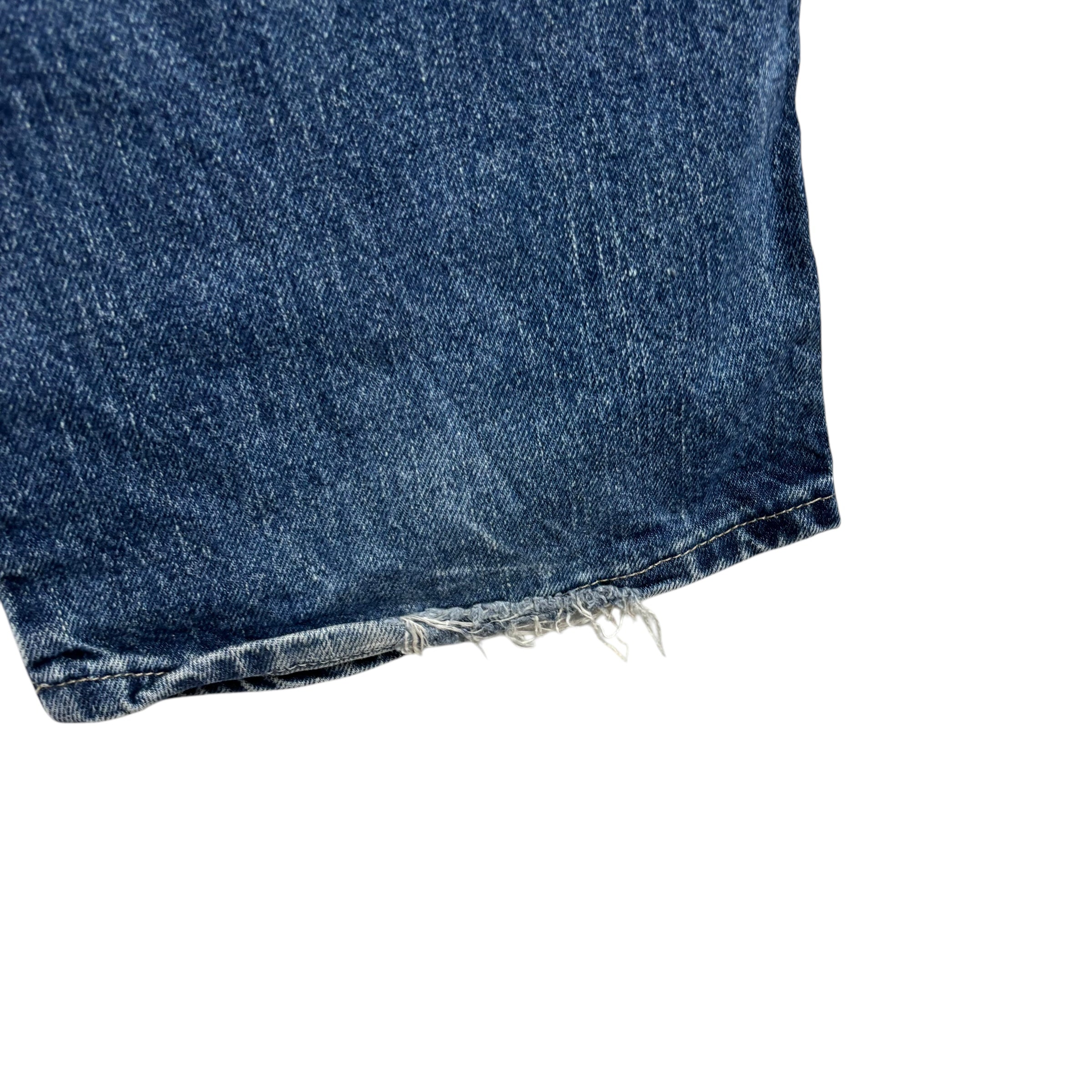 Dickies Carpenter Jeans W42 L30 Mens Mid Blue Relaxed Straight Fit Pants