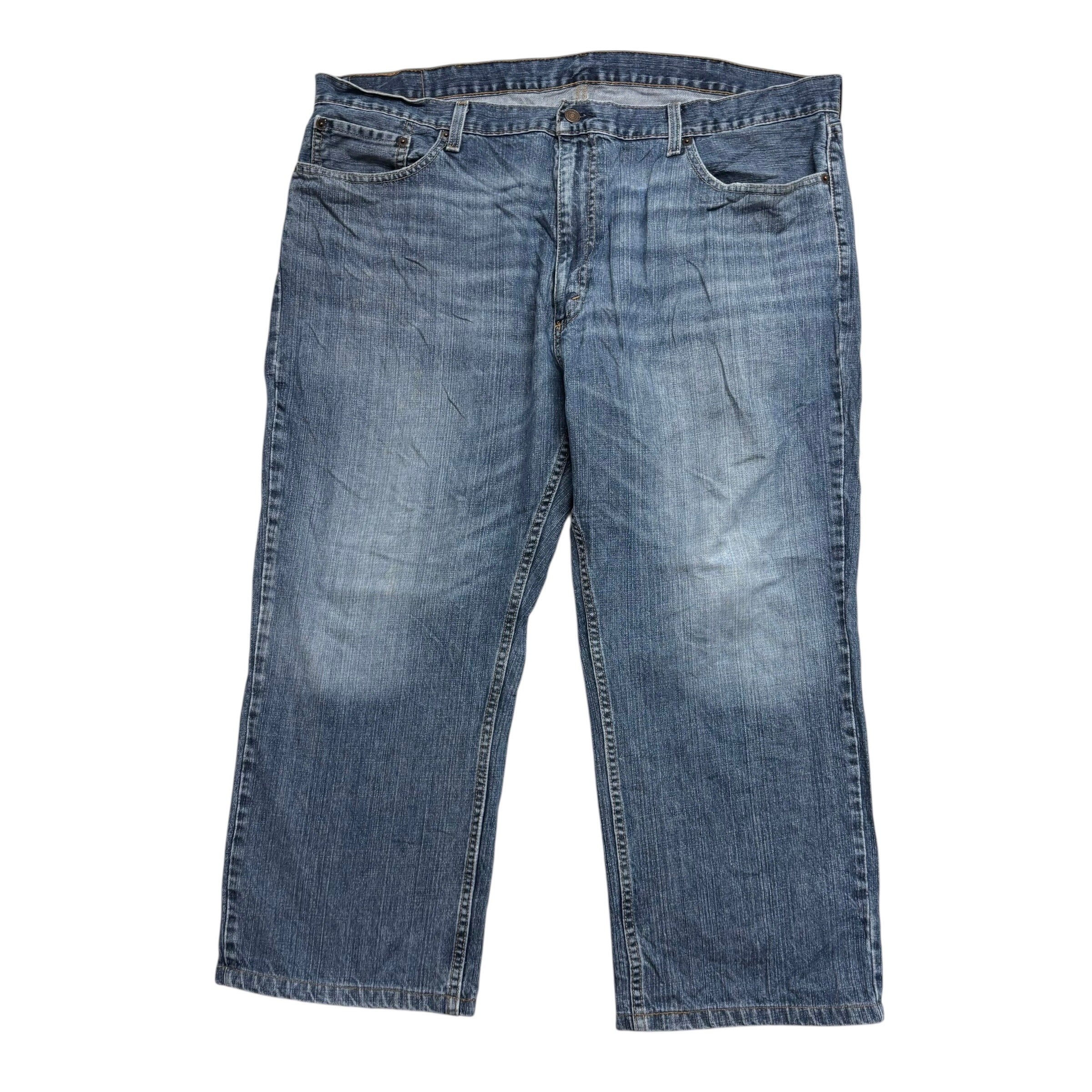 Levis 559 Jeans W42 L25 Mens Mid Blue Baggy Relaxed Straight Fit Denim (F)