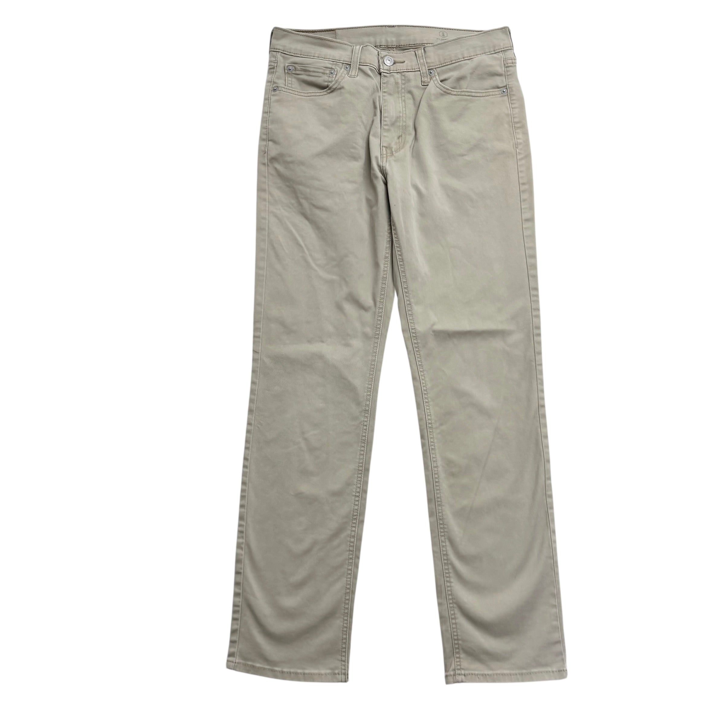 Levis 541 Trousers W31 L32 Mens Beige Stone Athletic Tapered Fit Stretch (E)