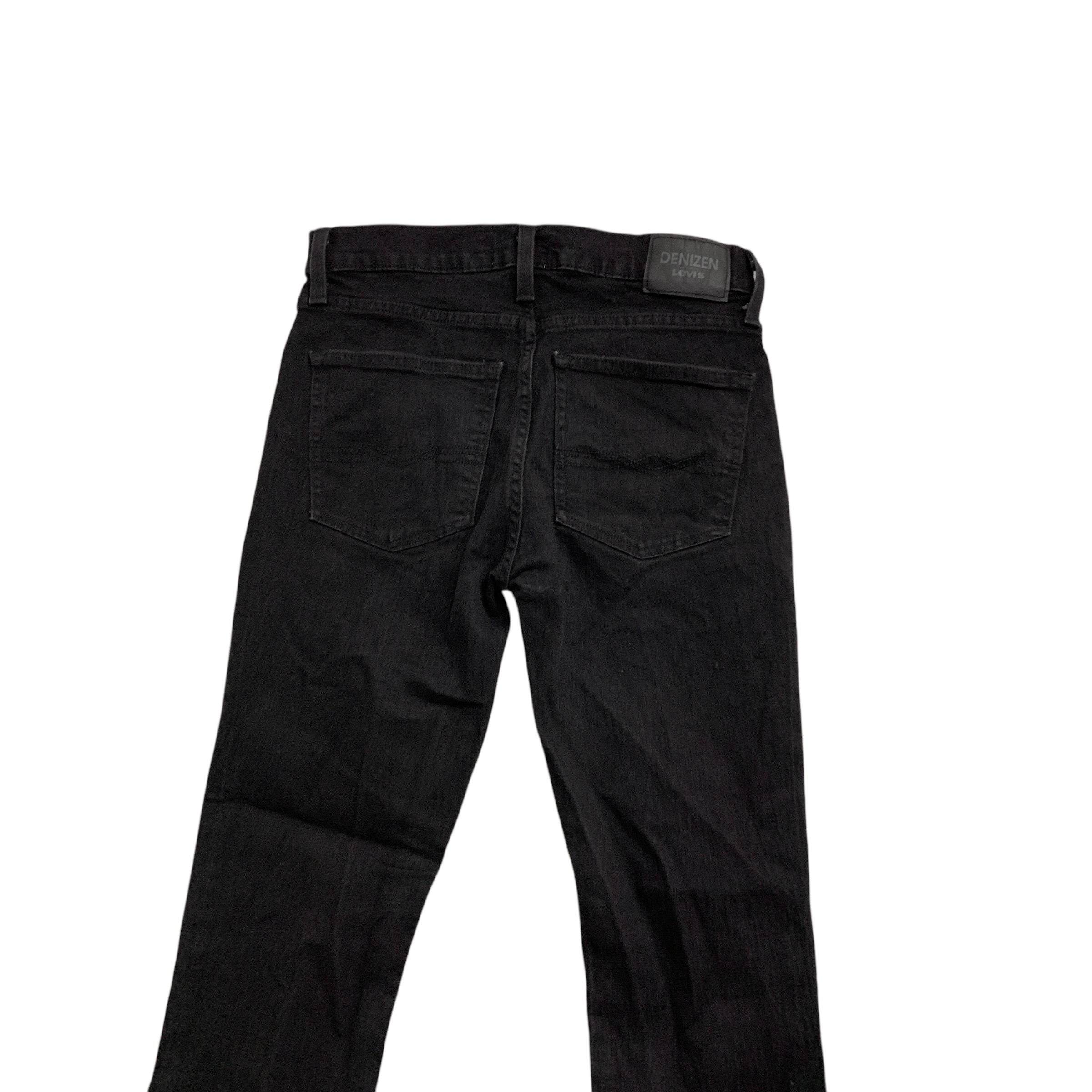 Levis Denizen Jeans W29 L29 Mens Black Slim Fit Stretch Denim (E)