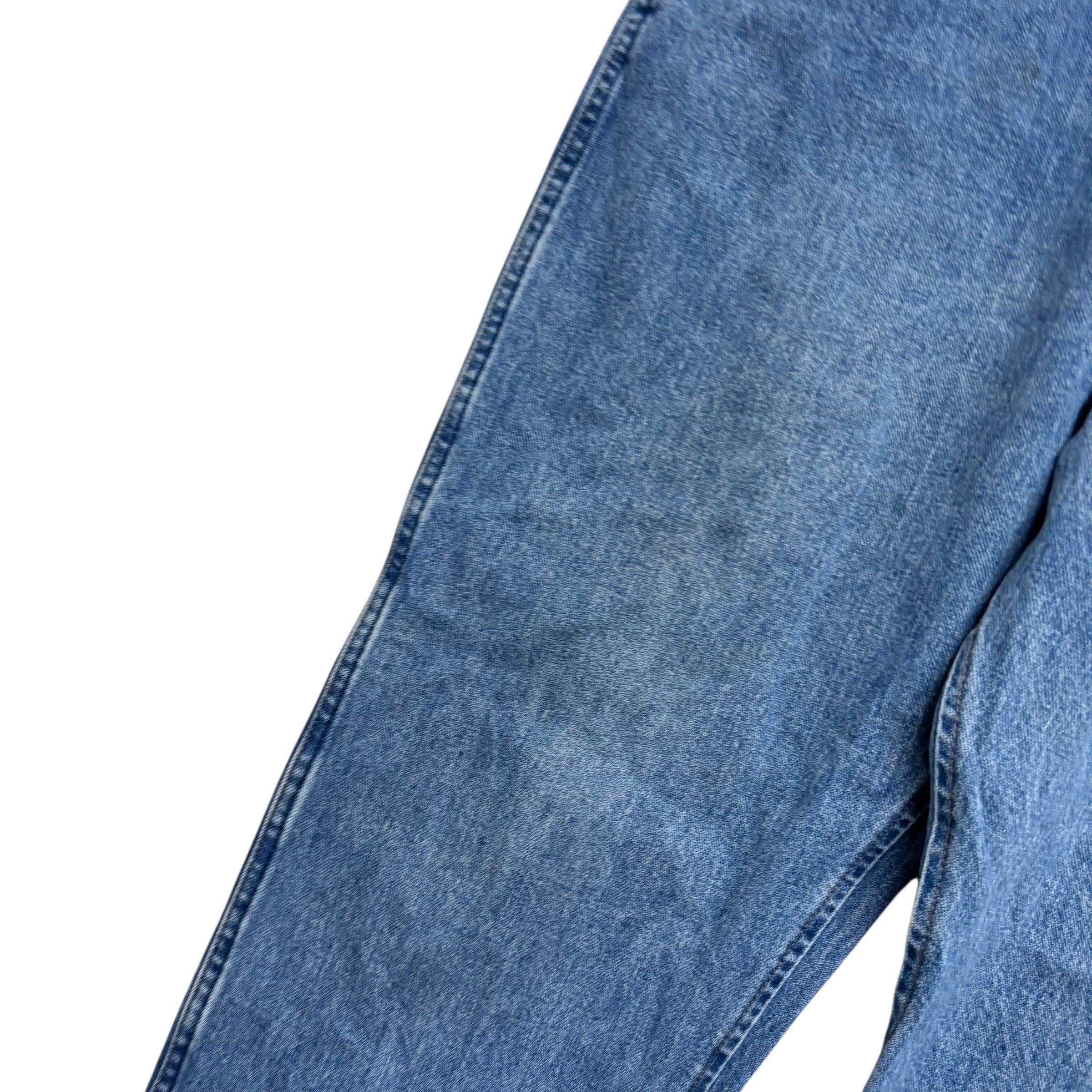 Wrangler Jeans Cowboy Cut W38 L29 Mens Light Blue 47MWZ Original Fit Denim