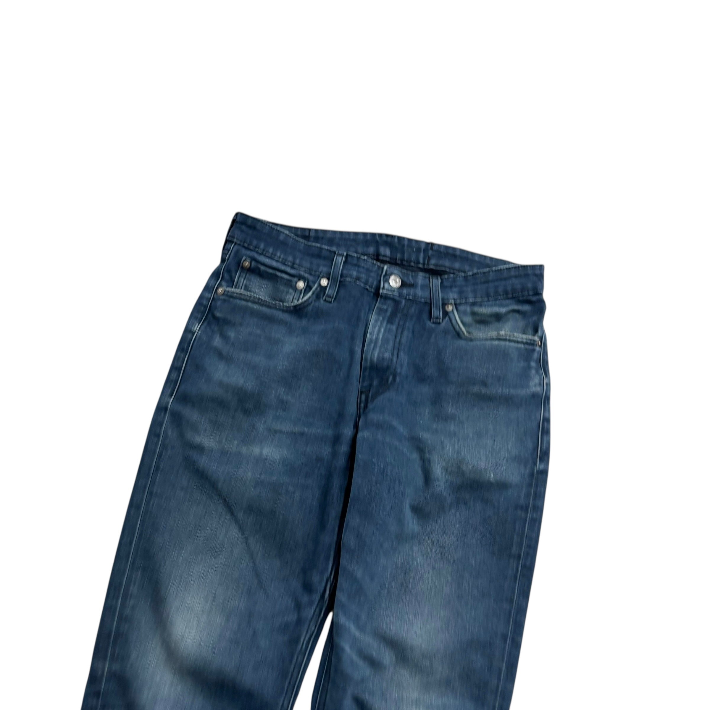 Levis 511 Commuter Jeans W32 L29 Mens Navy Blue Slim Fit Stretch Denim (F)