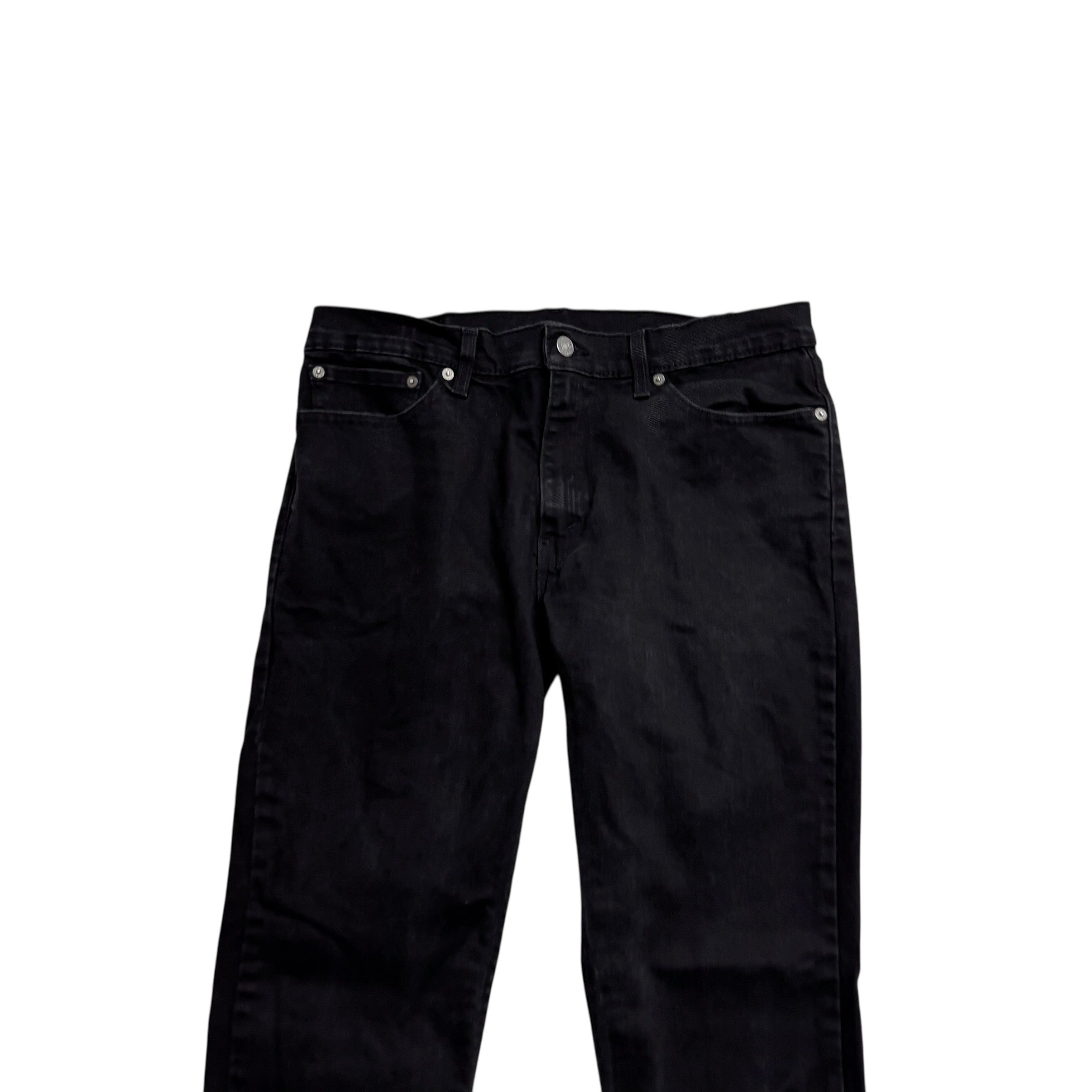 Levis 511 Jeans W36 L32 Mens Black Slim Fit Stretch Denim (E)