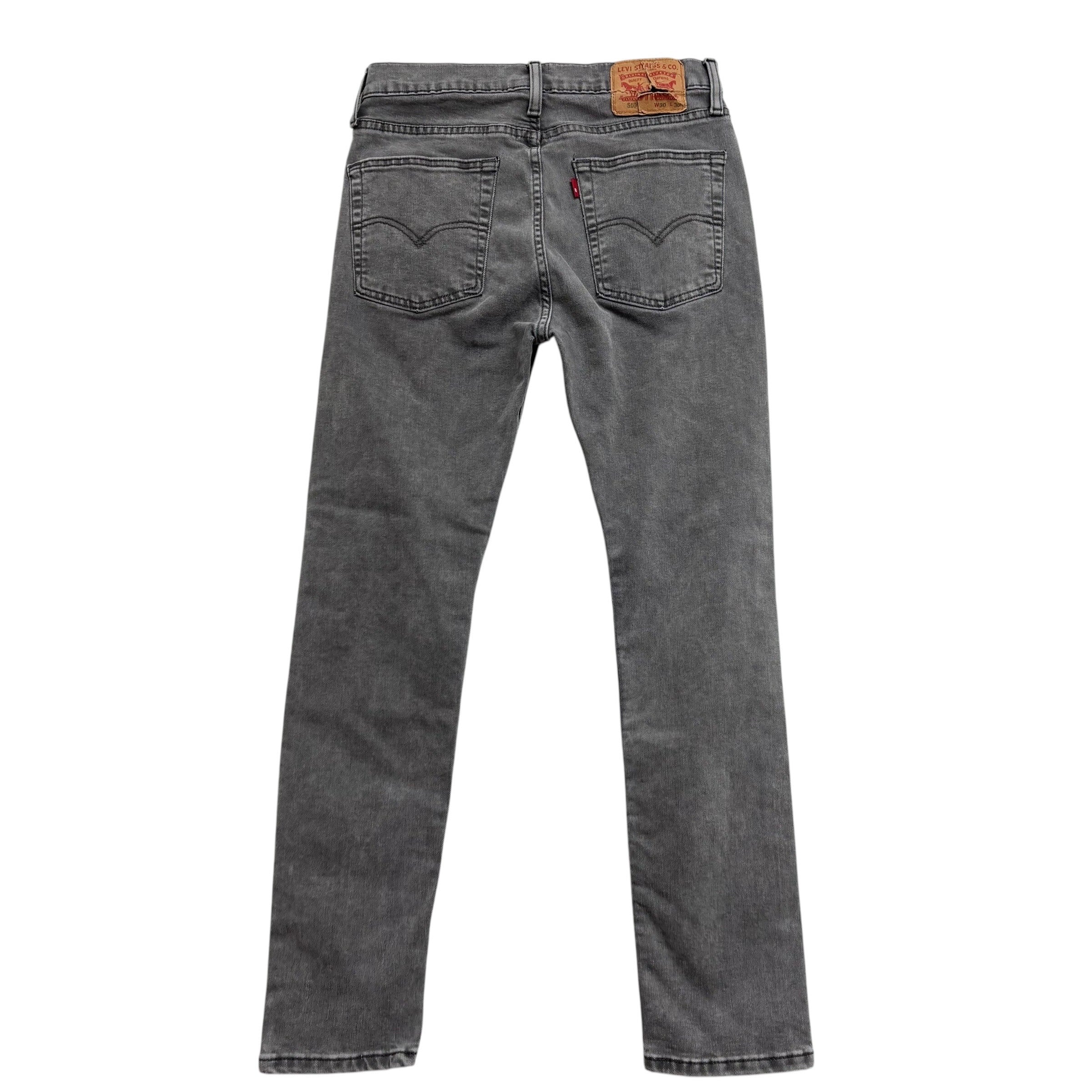 Levis 511 Jeans W29 L29 Mens Grey Skinny Fit Stretch Denim