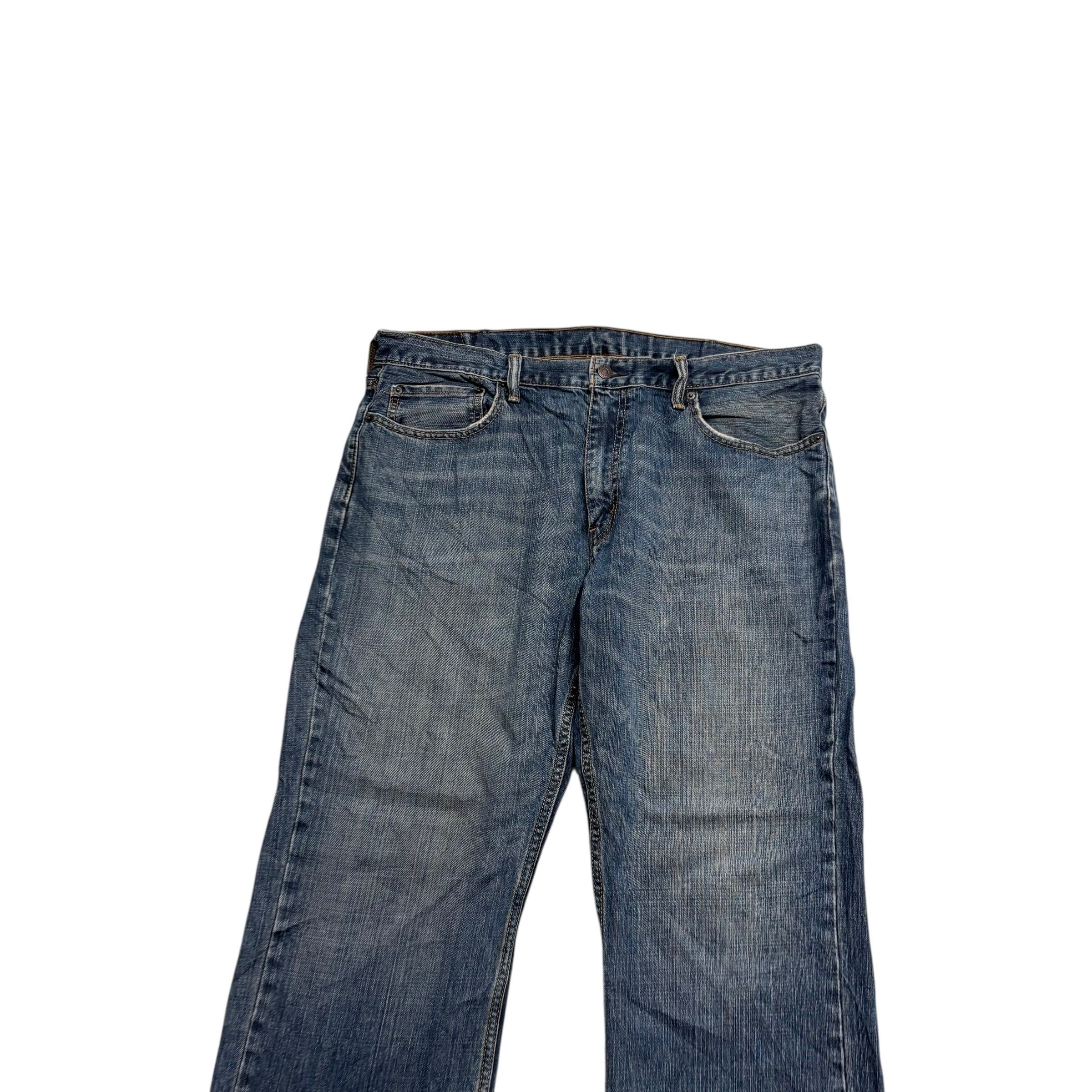 Levis 559 Jeans W38 L30 Mens Dark Blue Baggy Relaxed Straight Fit Denim (E)