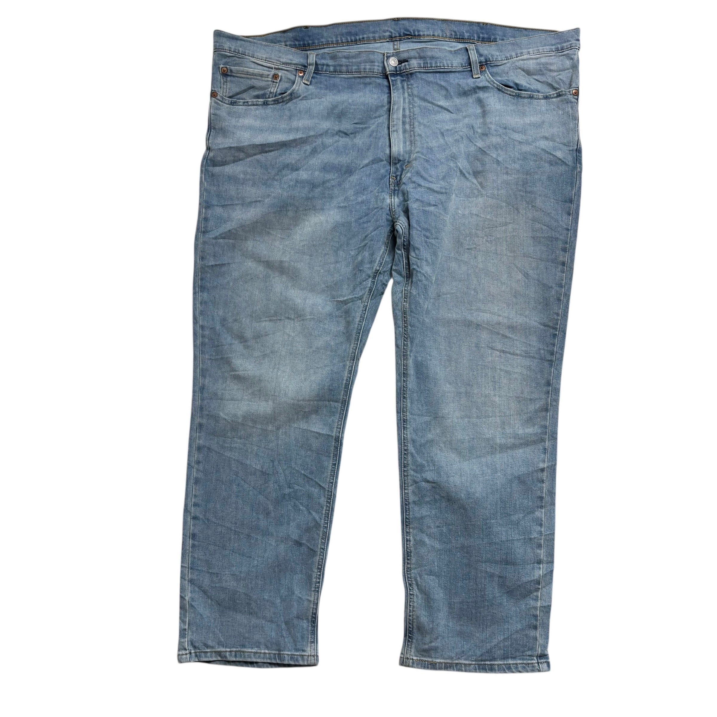 Levis 541 Jeans W50 L30 Mens Light Blue Athletic Tapered Fit Stretch Denim (E)