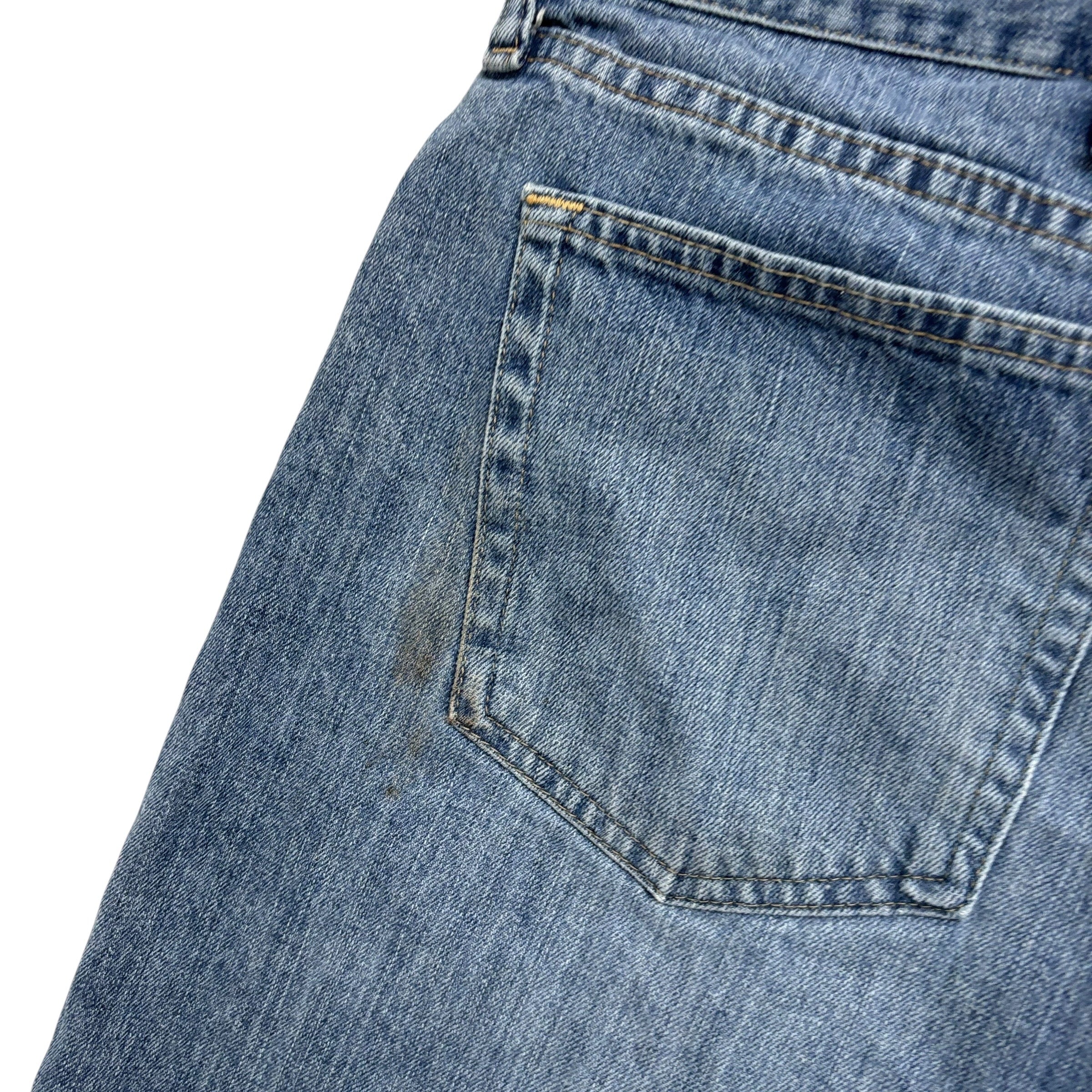 Wrangler Baggy Jorts W40 Mens Denim Shorts Mid Blue Relaxed Fit (F)