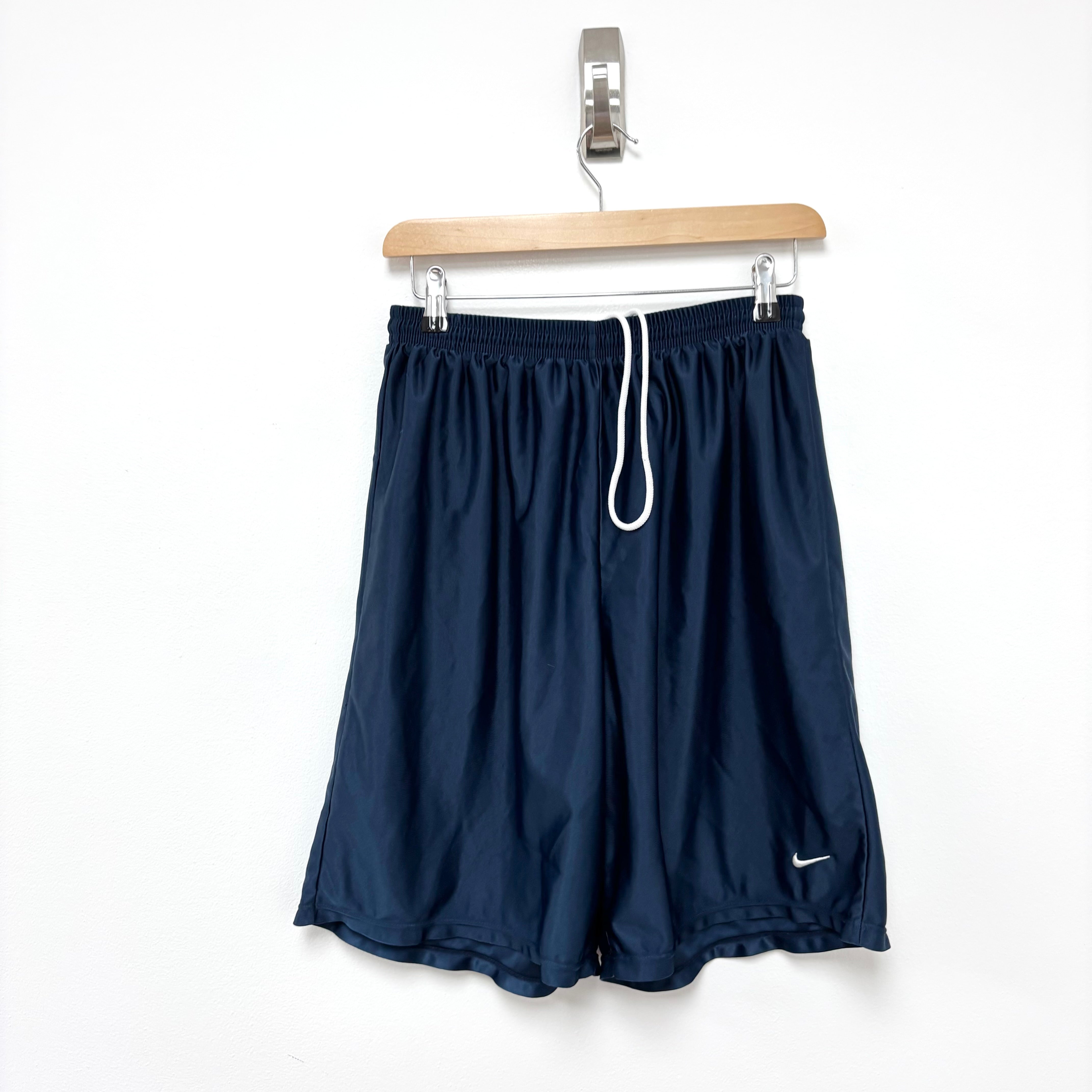 Nike Shorts Mens Large Blue Vintage Running Sports Gym Athletic (E)