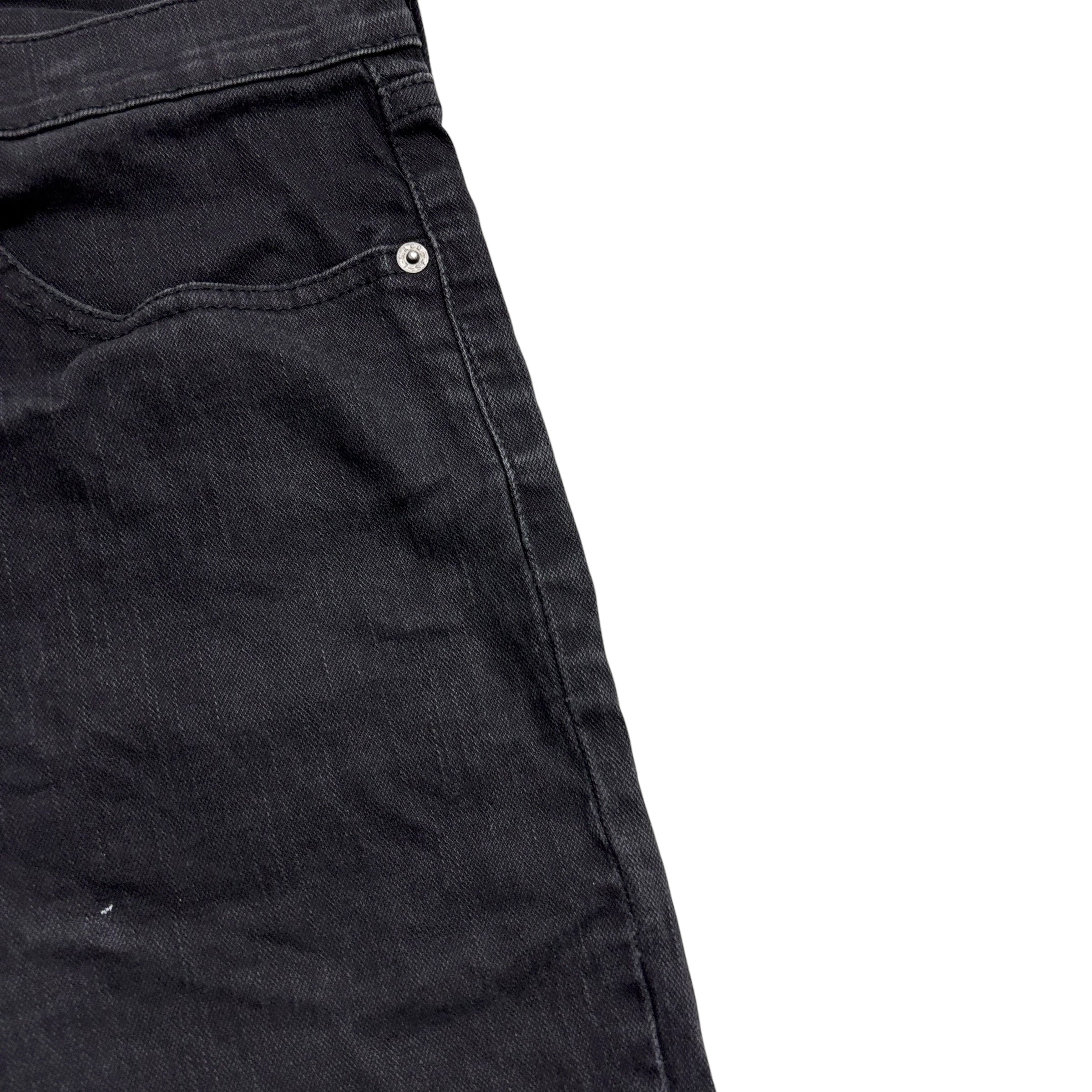 Levis 559 Jeans W31 L29 Mens Black Regular Straight Fit Stretch Denim