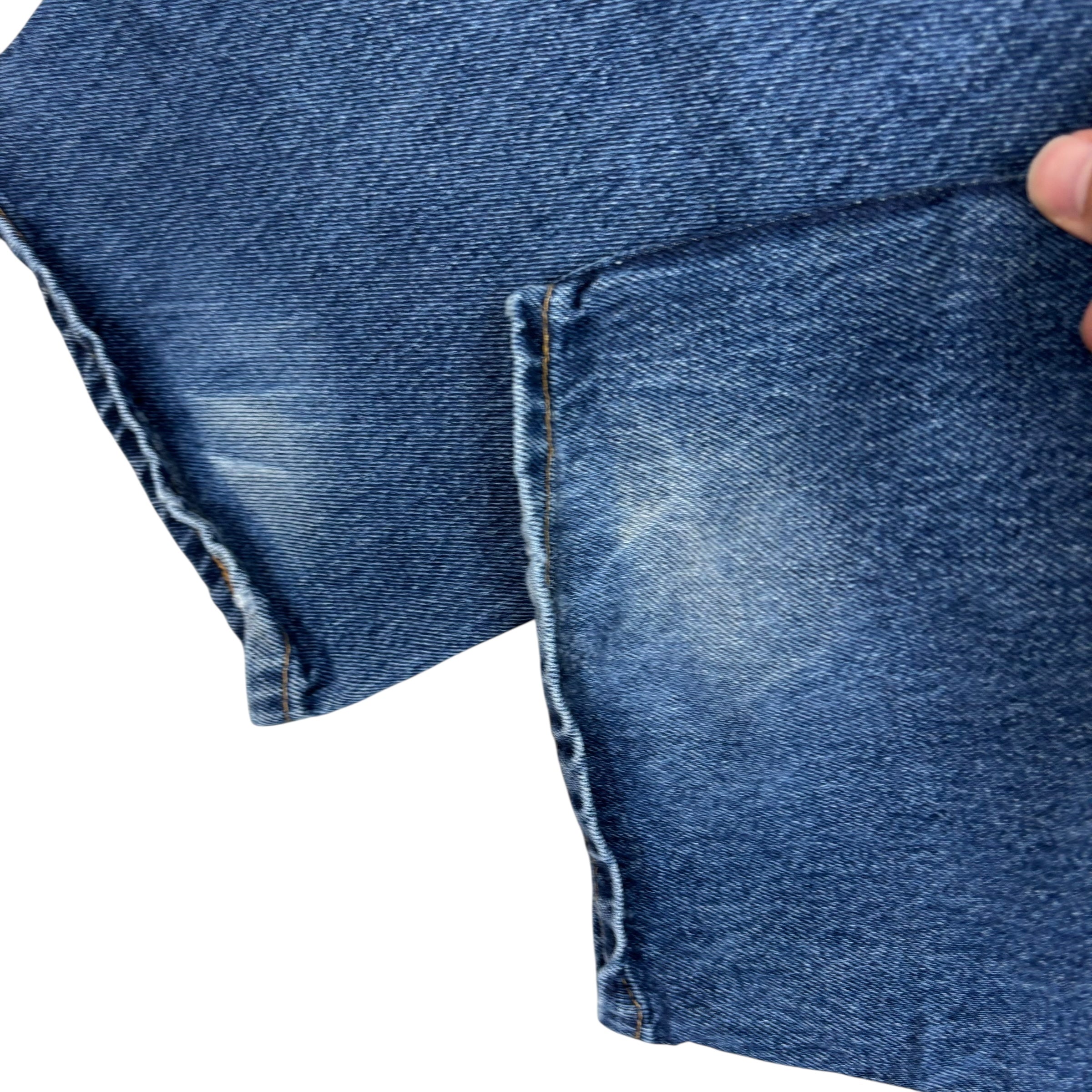 Levis 550 Jeans W40 L30 Mens Mid Blue Baggy Relaxed Straight Fit Denim