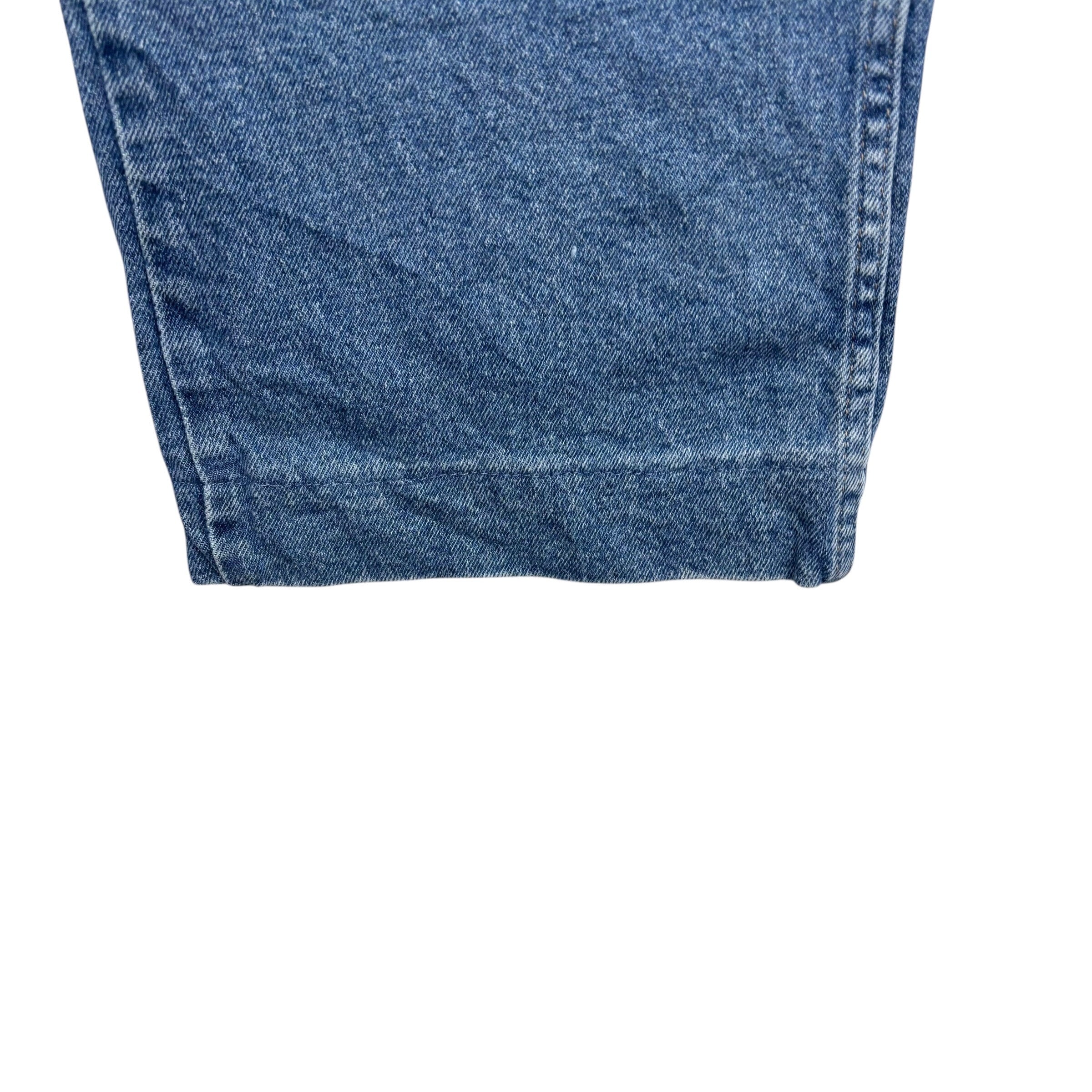 Wrangler Jeans W38 L26 Mens Mid Blue Regular Straight Fit Stretch Denim