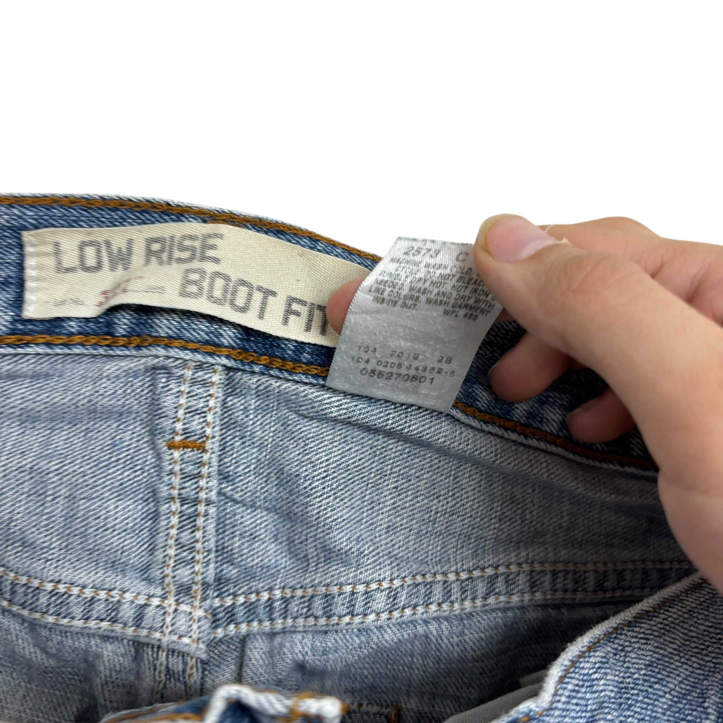 Levis 527 Jeans W32 L30 Mens Light Blue Regular Bootcut Fit Vintage Denim (E)