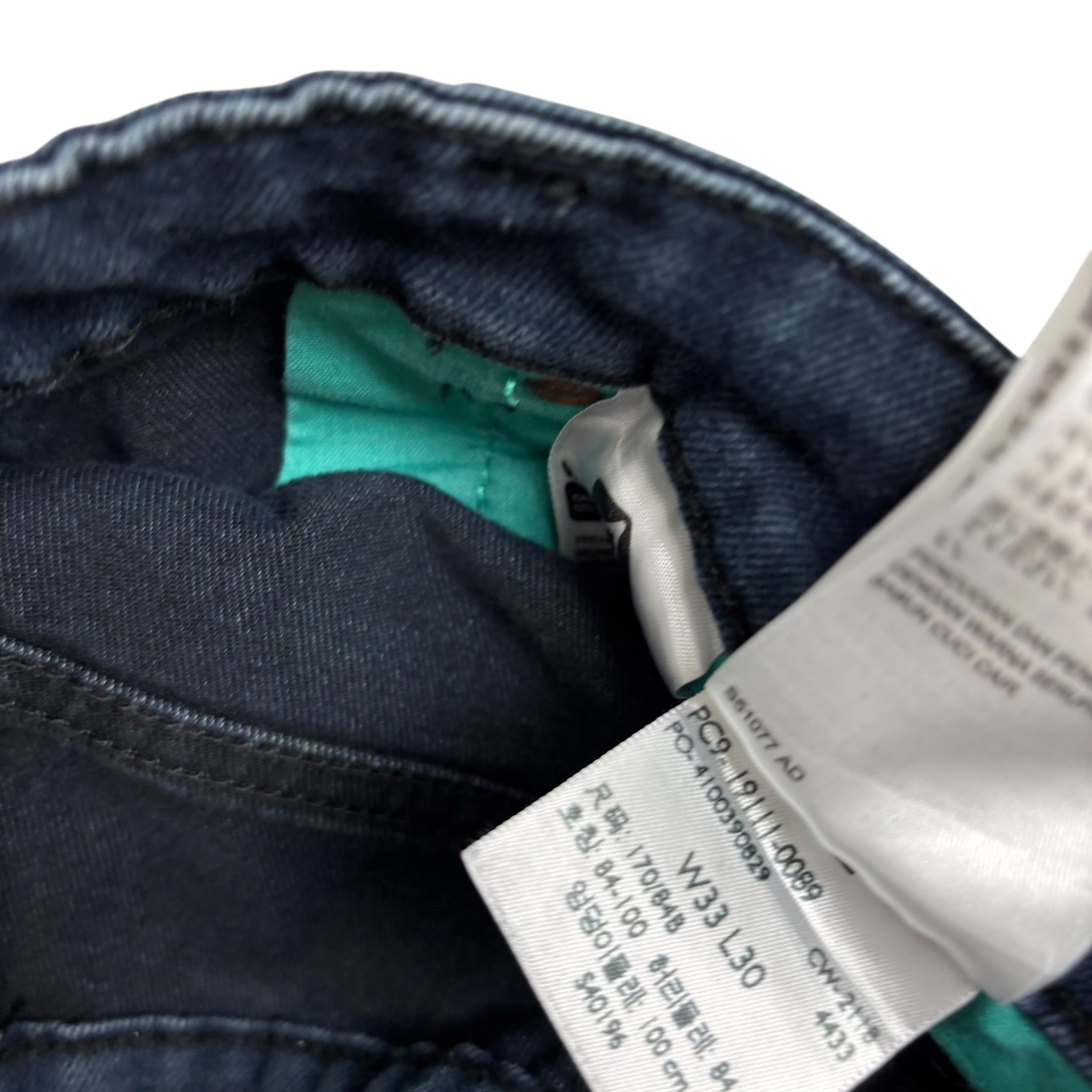 Levis 511 Commuter Jeans W32 L29 Mens Navy Blue Slim Fit Stretch Denim (F)