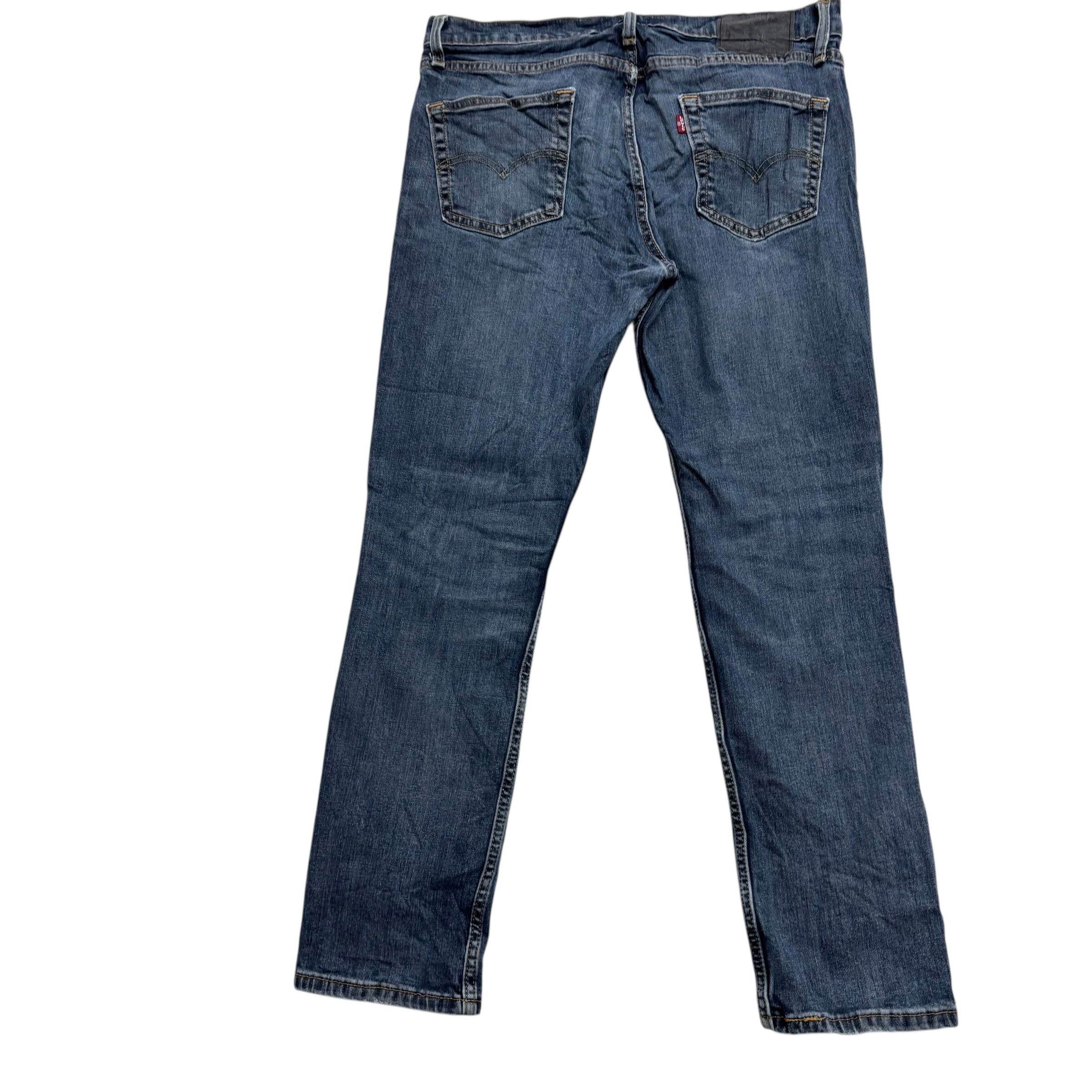 Levis 511 Jeans W34 L30 Mens Mid Blue Slim Fit Stretch Denim