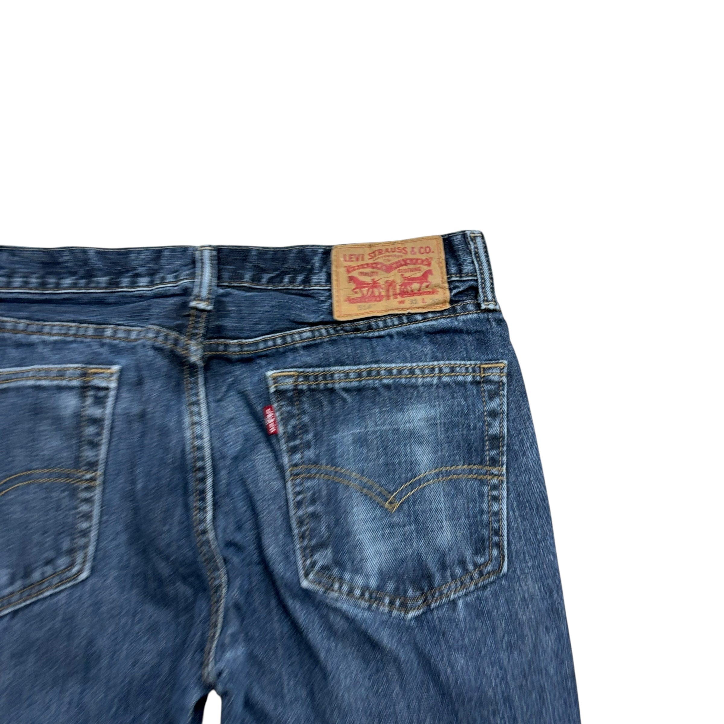 Levis 514 Jeans W31 L30 Mens Dark Blue Regular Straight Fit Denim