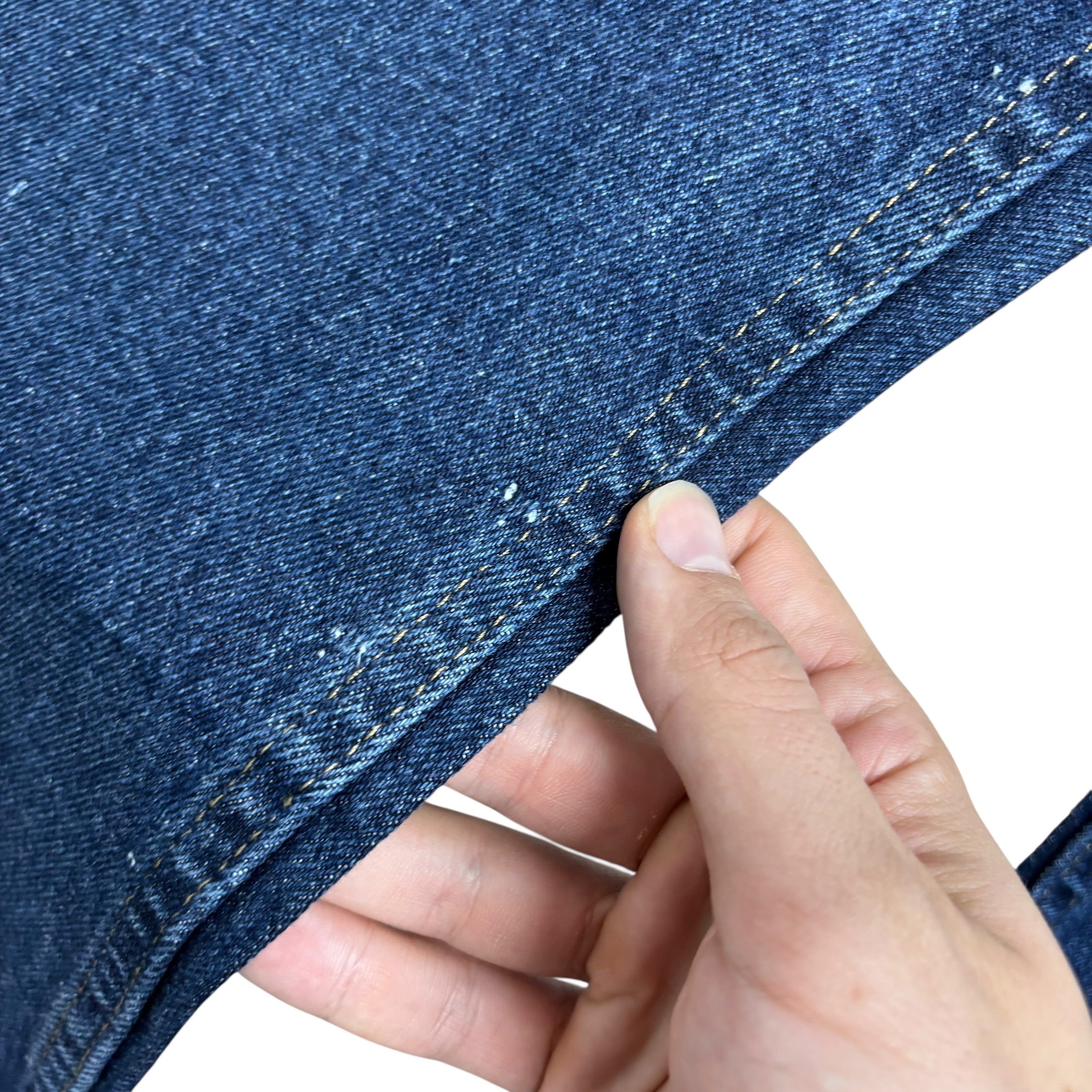 Wrangler Jeans W40 L32 Mens Dark Blue Regular Straight Fit Stretch Denim