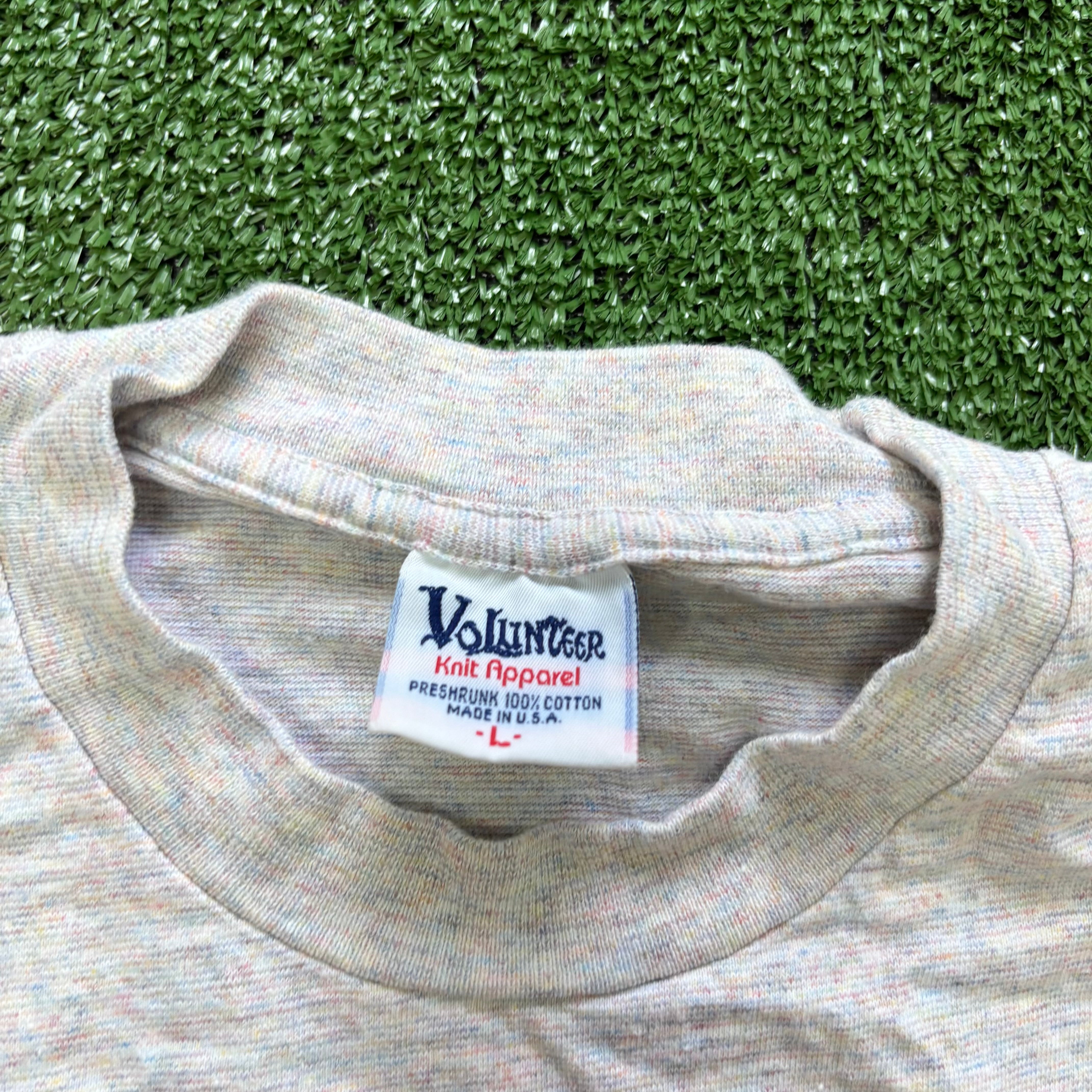 Vintage T Shirt Mens Large Grey Single Stitch Graphic Print 90s Hawaii (E)