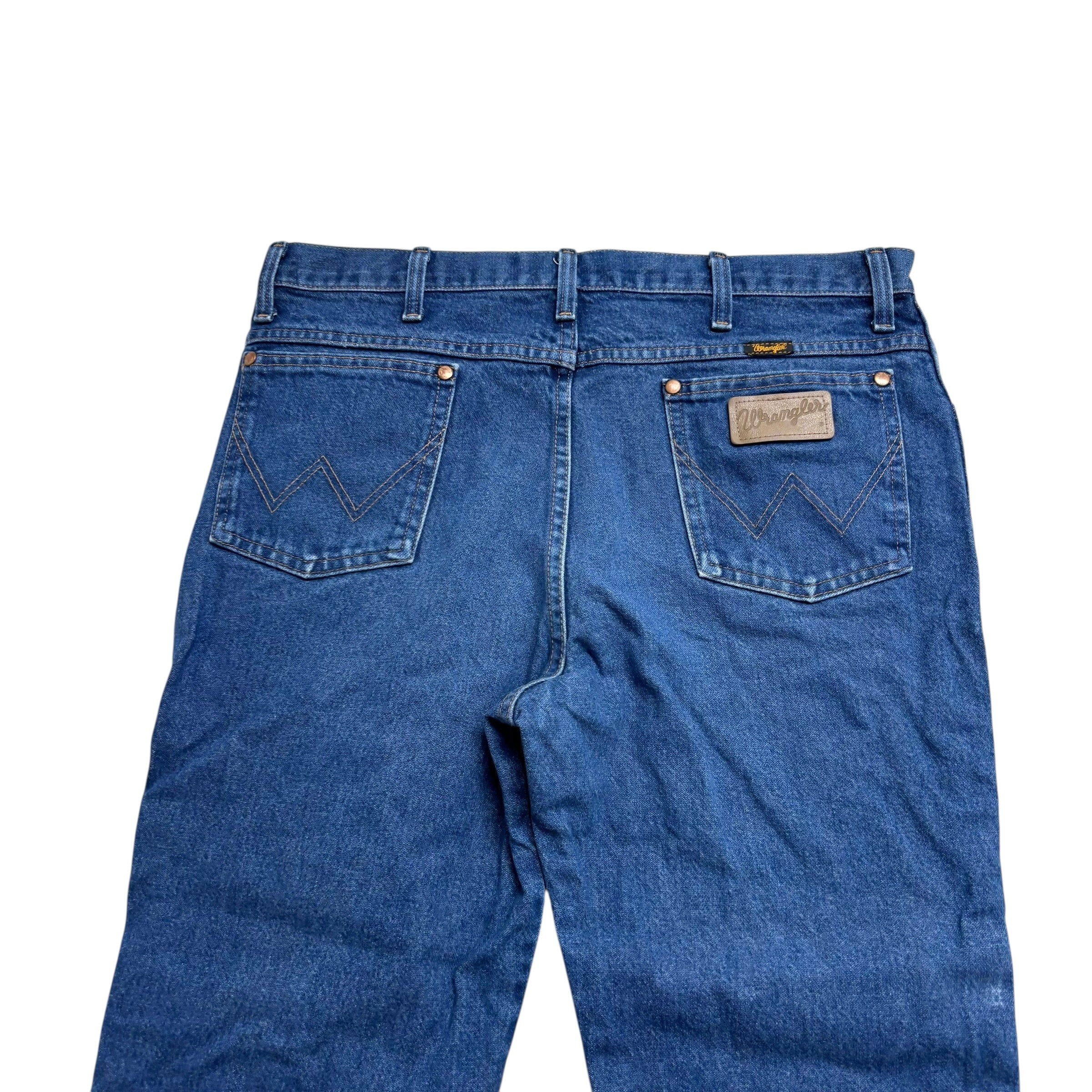 Wrangler Jeans Cowboy Cut W34 L30 Mens Mid Blue 936 Slim Fit Denim (E)