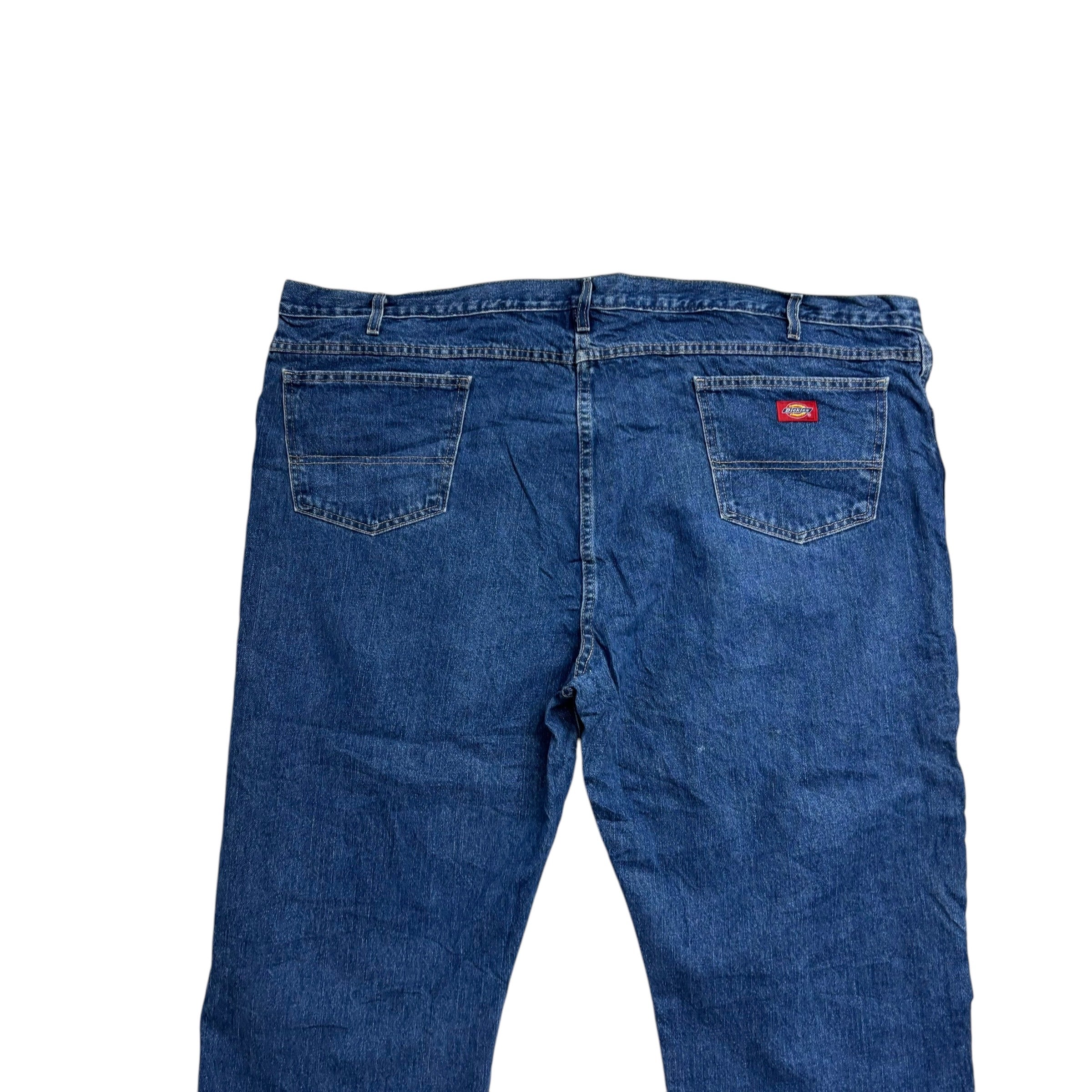 Dickies Jeans W50 L25 Mens Mid Blue Relaxed Straight Fit Denim