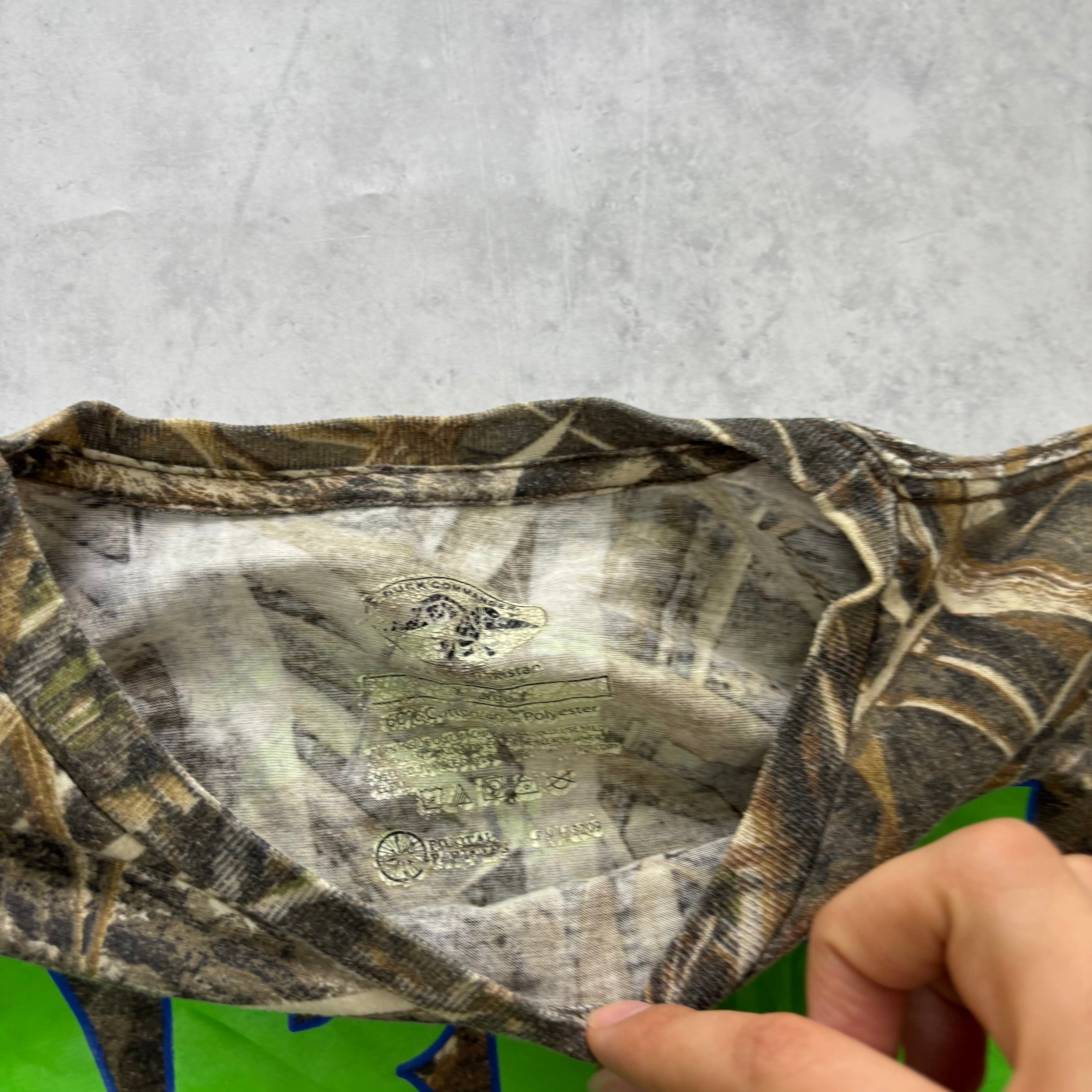 RealTree T Shirt Mens XL Camo Y2K Hunting