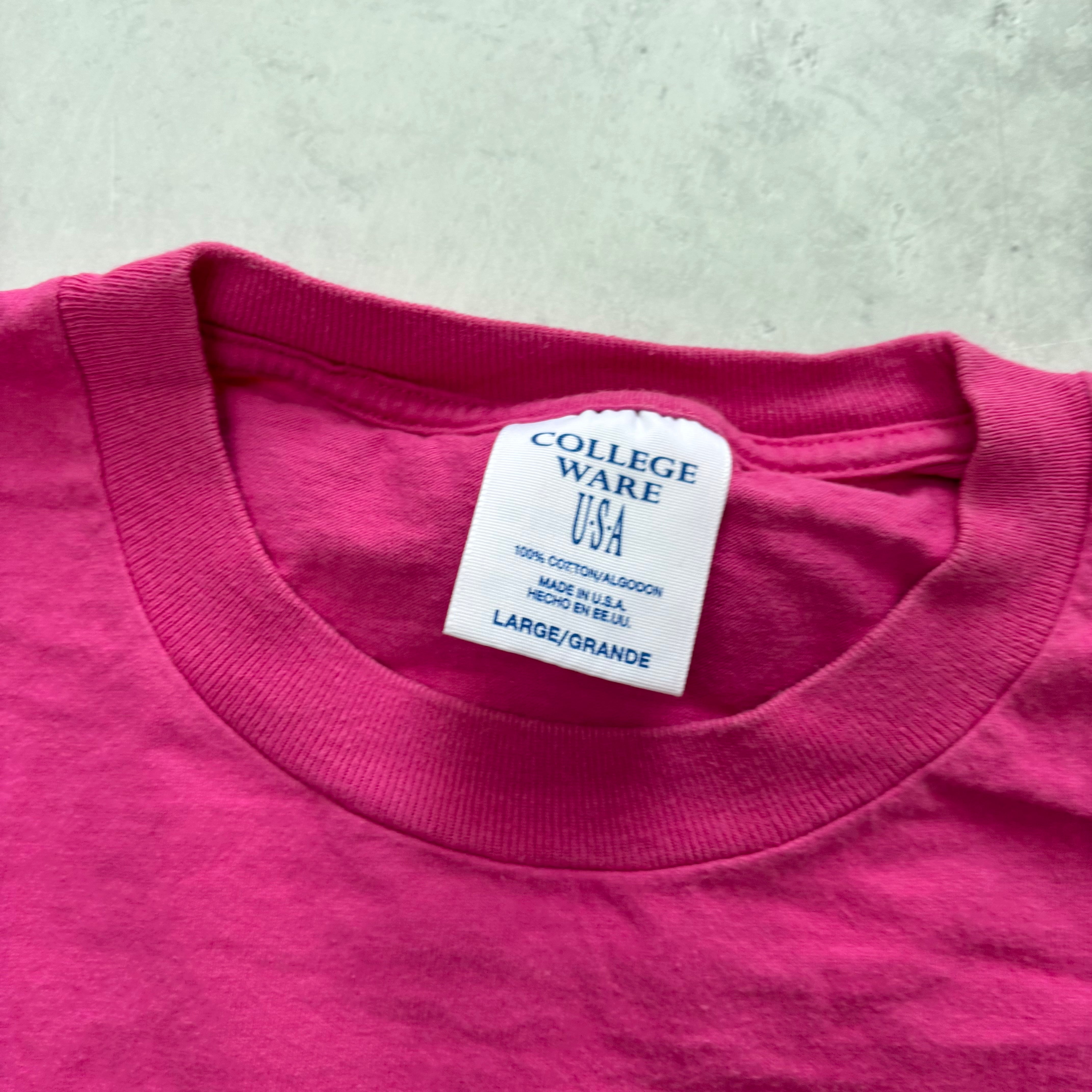 Vintage T Shirt Mens Large Pink Single Stitch Graphic Print 90s Betty Boop (E)