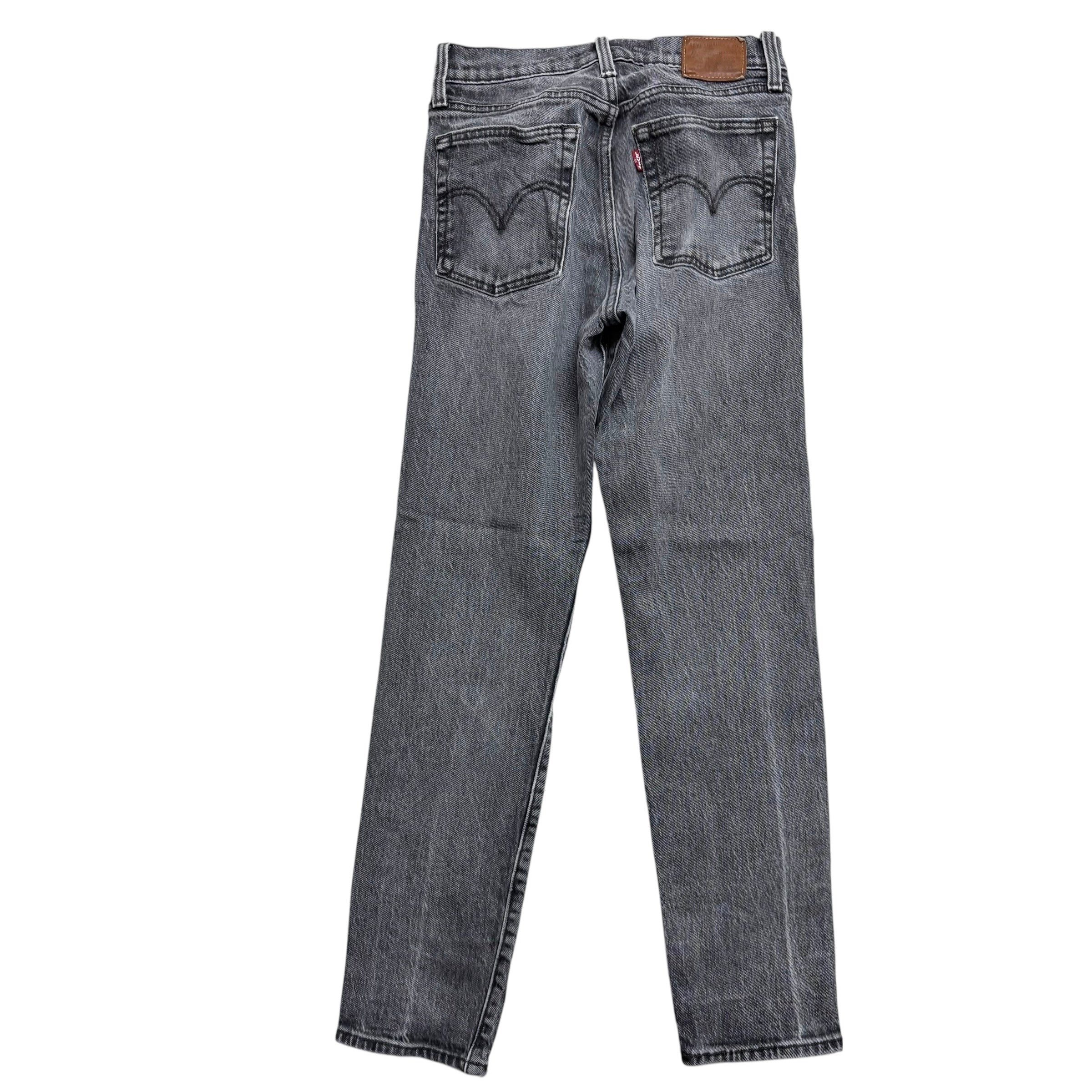 Levis Wedgie Jeans W24 L27 Womens Grey Stretch Premium Denim (E)