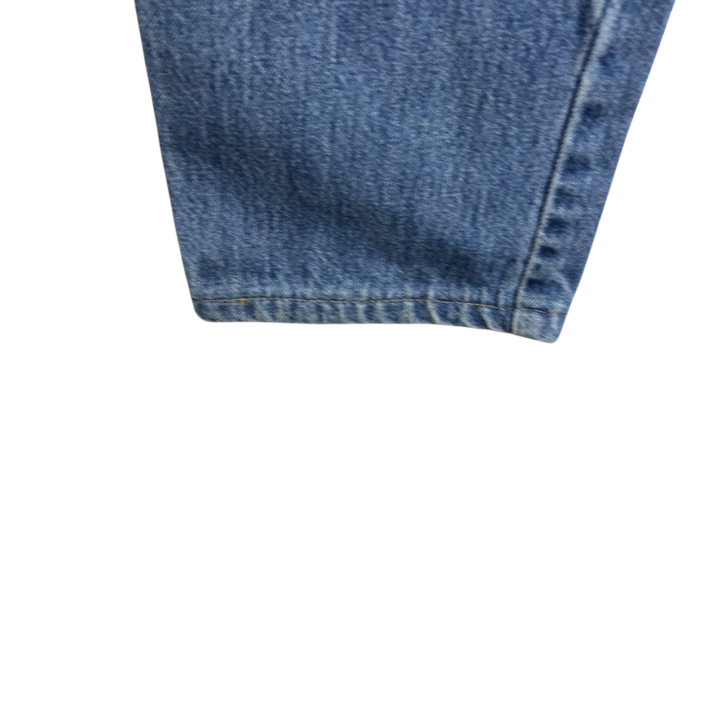 Levis 512 Jeans W35 L32 Mens Mid Blue Slim Tapered Fit Stretch Vintage Denim (F)