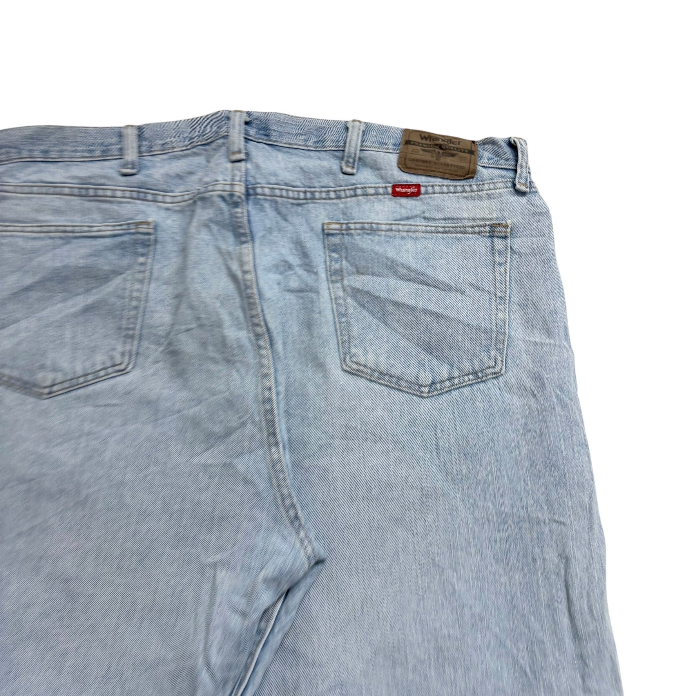 Wrangler Baggy Jorts W42 Mens Denim Shorts Light Blue Relaxed Fit