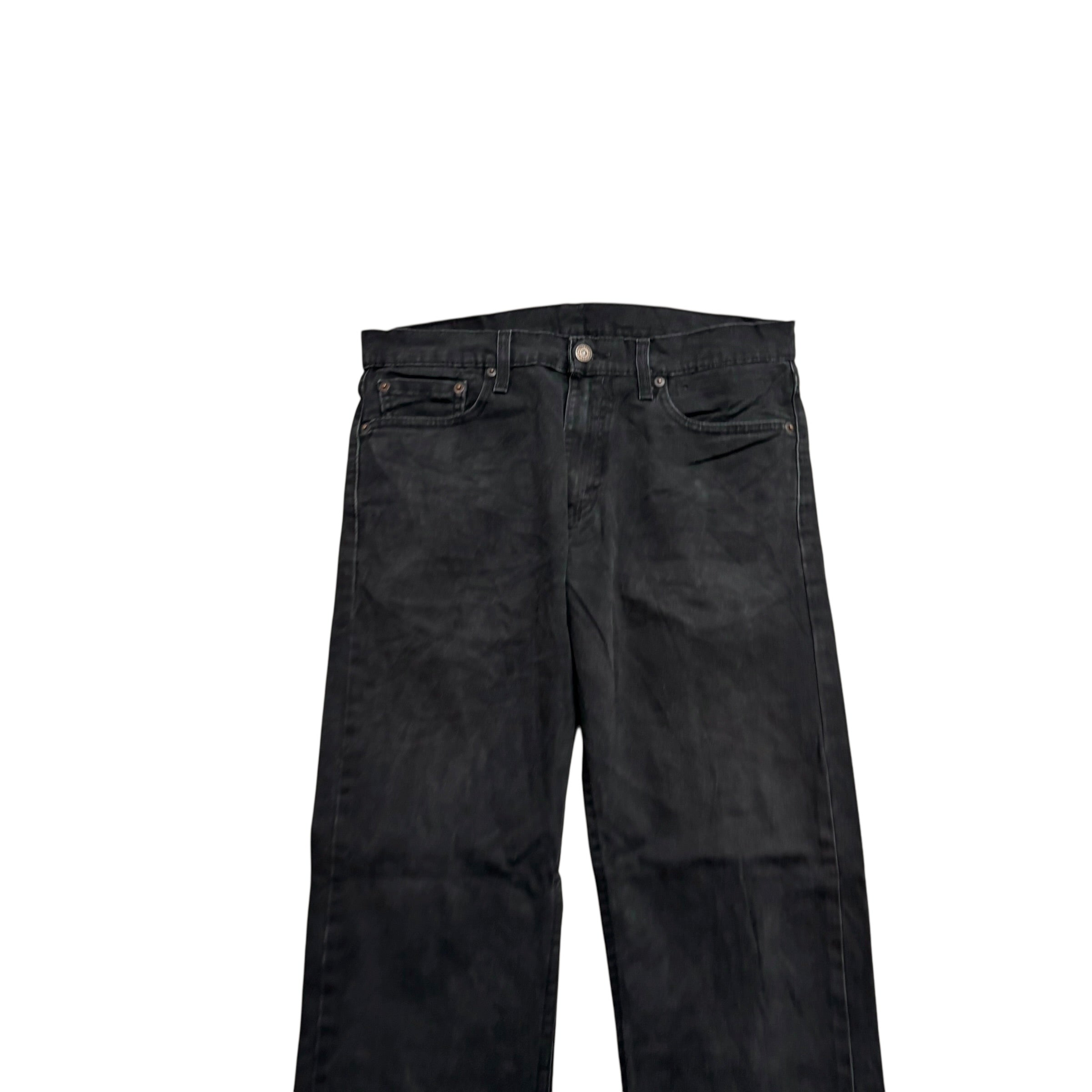 Levis 513 Jeans W31 L30 Mens Black Slim Straight Fit Stretch Denim