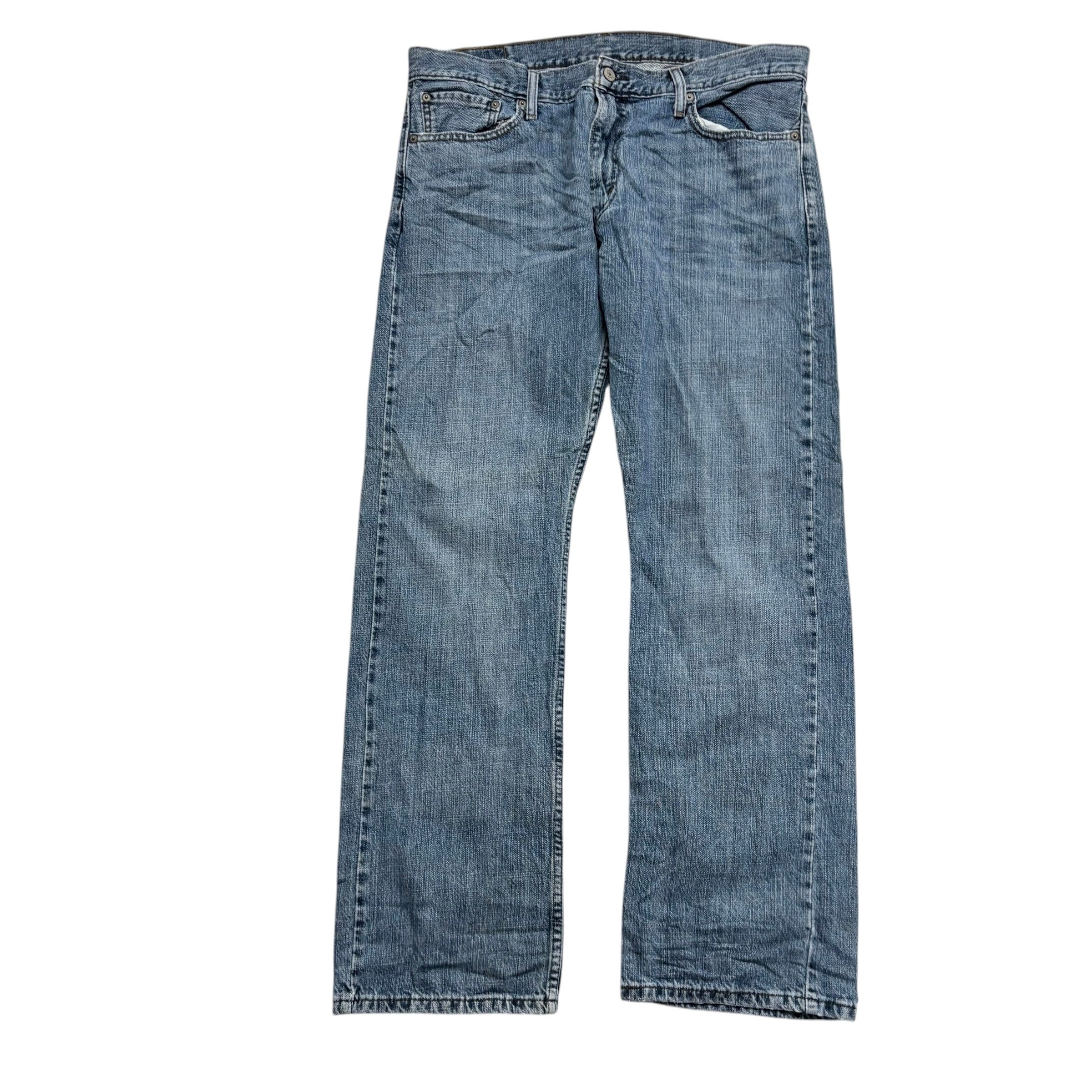 Levis 514 Jeans W36 L32 Mens Mid Blue Regular Straight Fit Denim