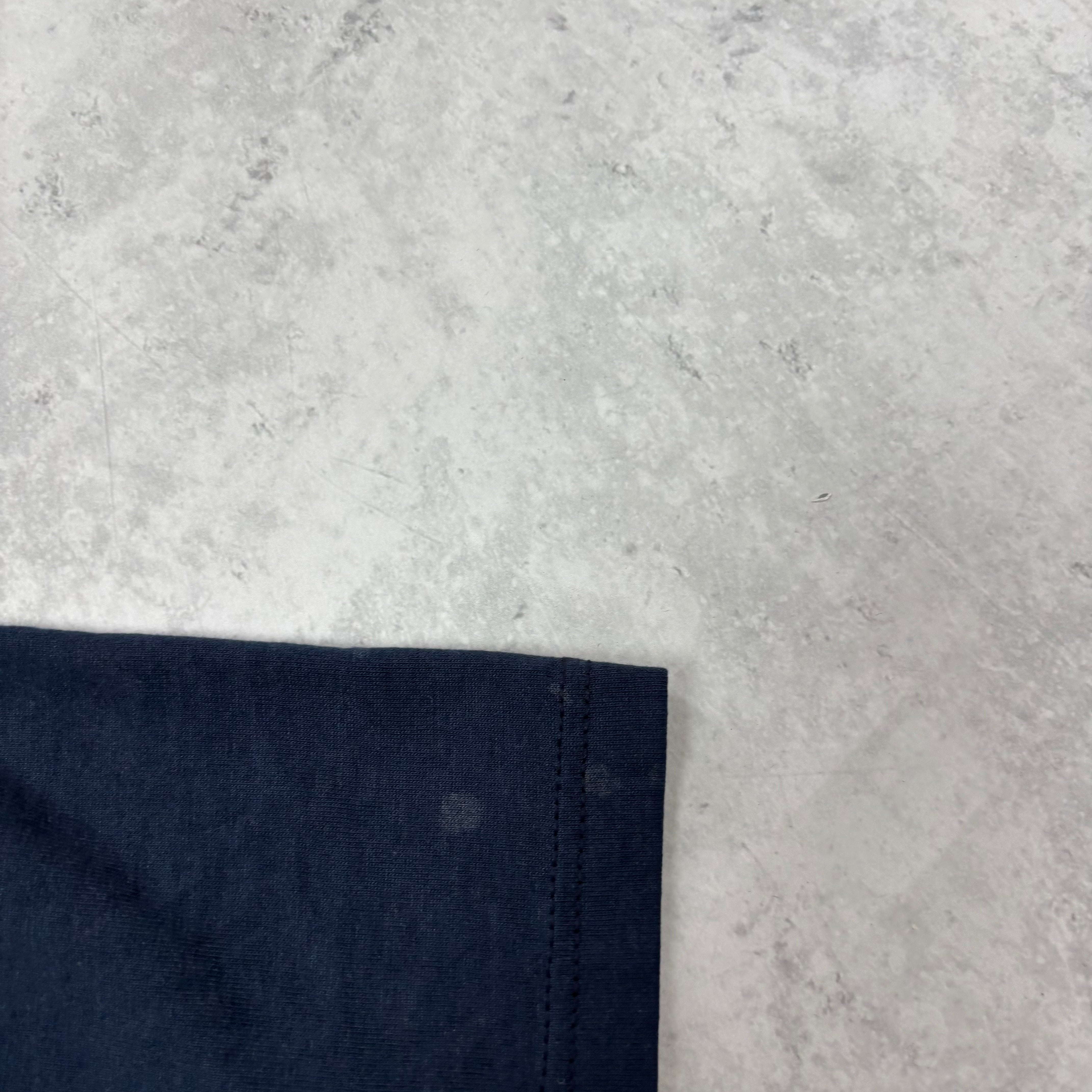 Vintage T Shirt Mens XL Navy Blue Graphic Print 90s Cute