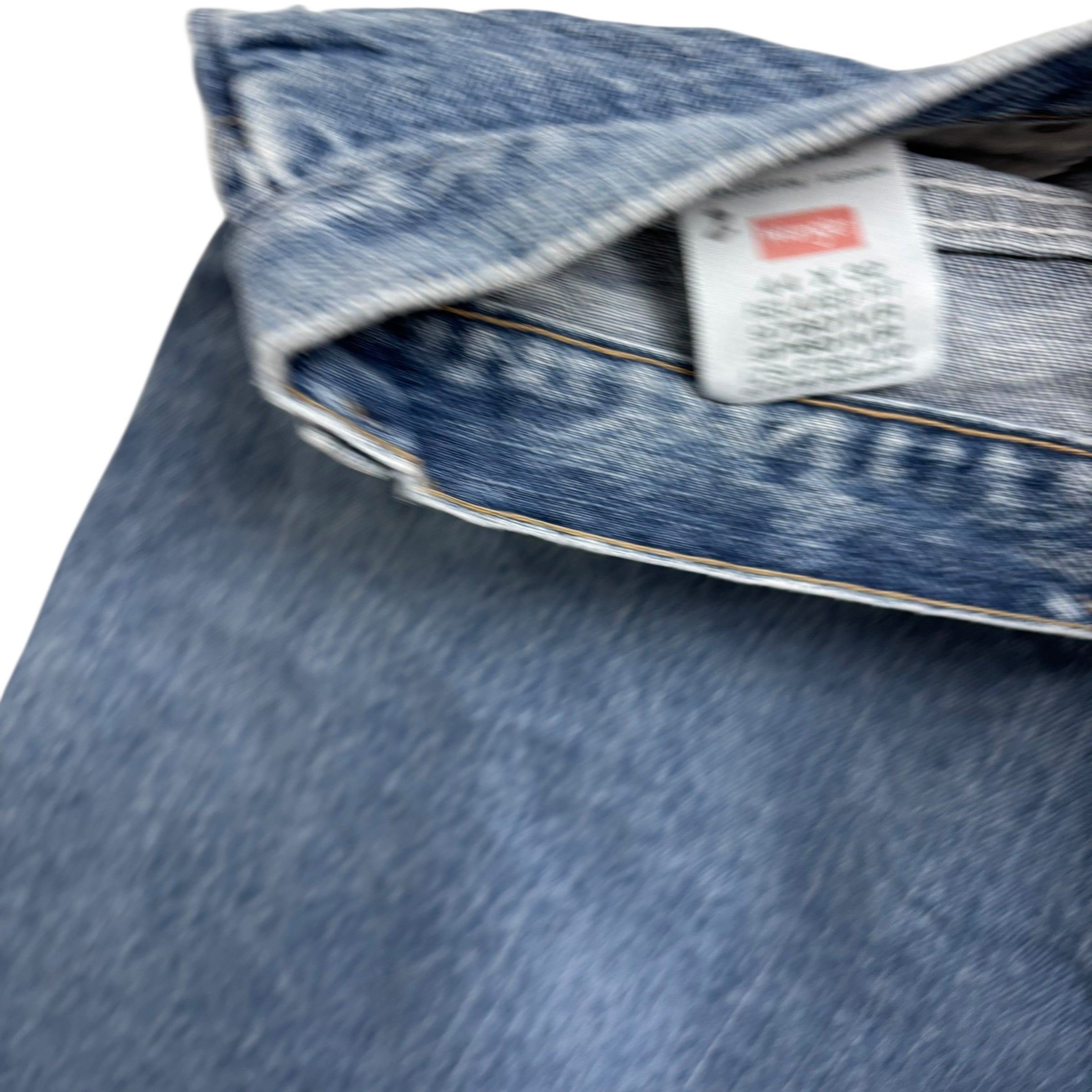 Wrangler Jeans W44 L32 Mens Light Blue Relaxed Straight Fit Denim