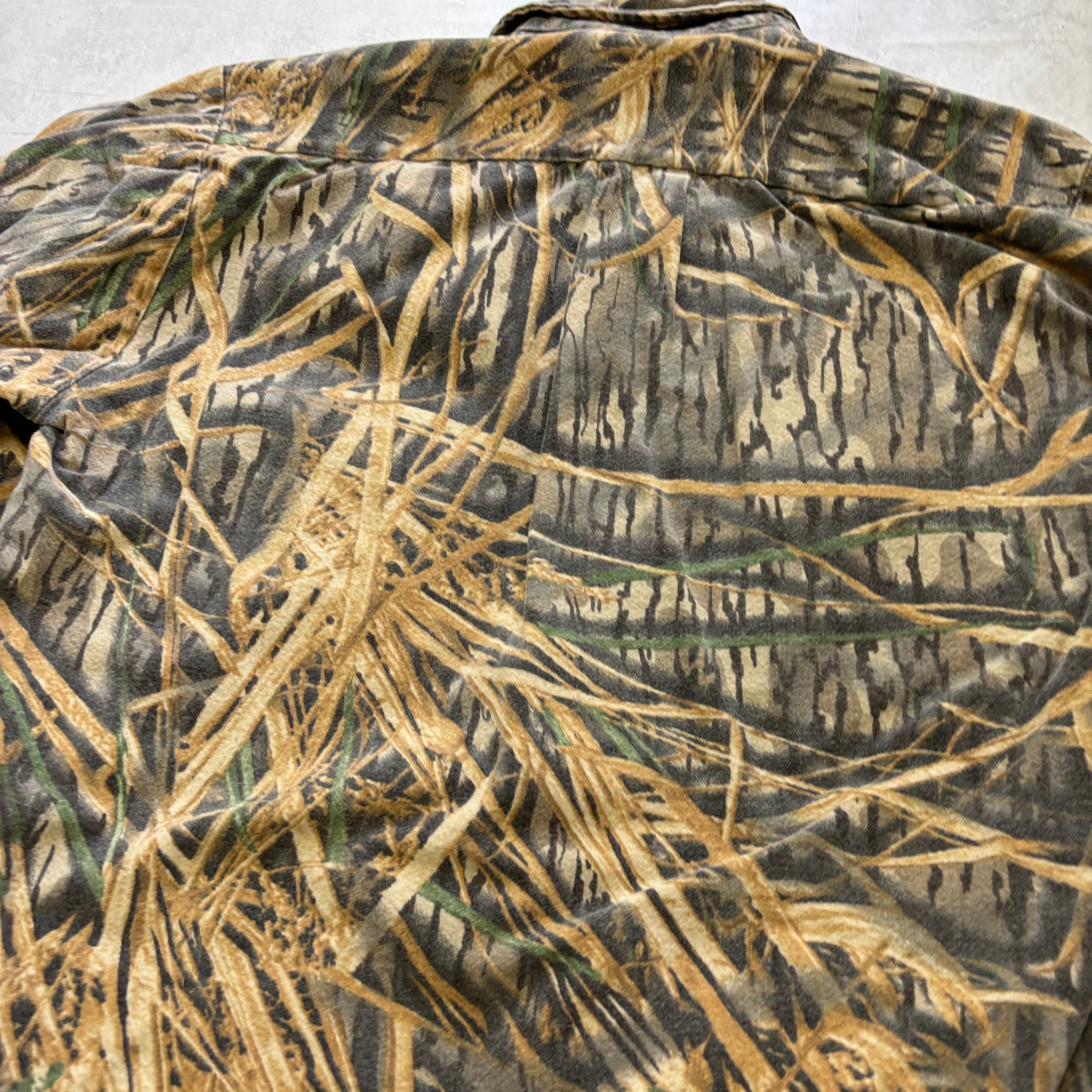 Vintage RealTree Shirt Mens Small Camo Hunting 90s USA Made Mossy Oak