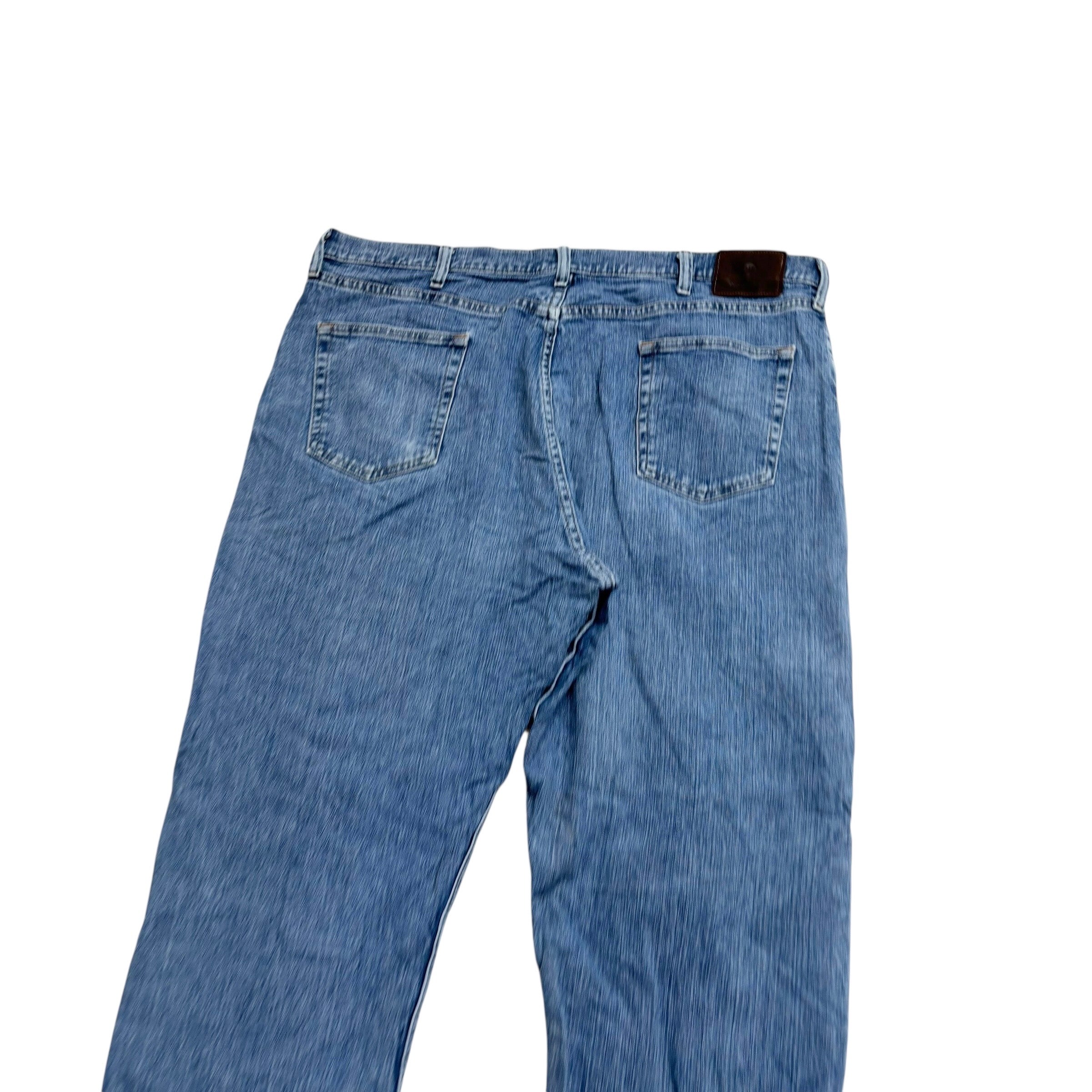 Wrangler Jeans W42 L34 Mens Light Blue Regular Straight Fit Vintage Denim