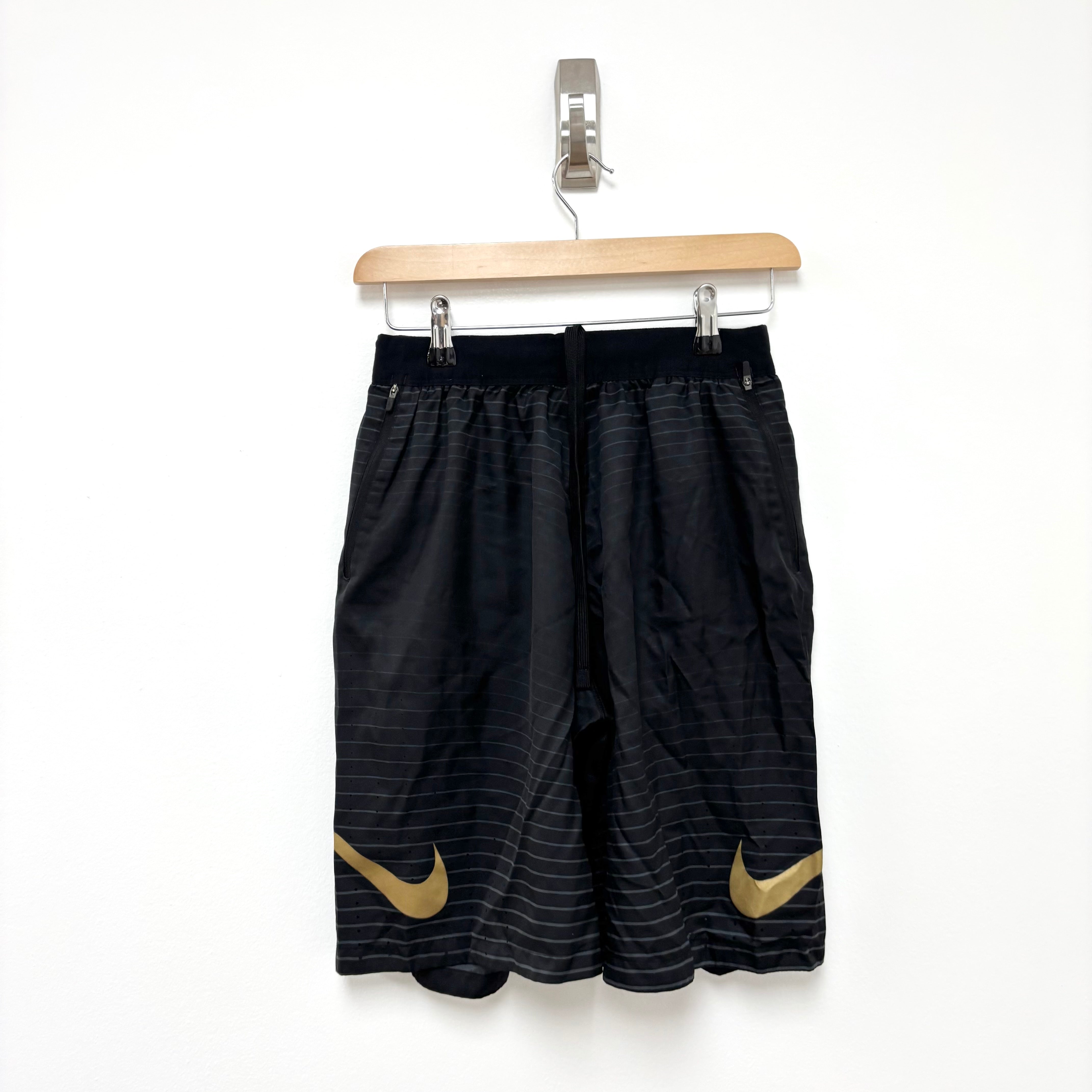 Nike Shorts Mens Small Black Running Sports Gym Athletic Pockets (E)