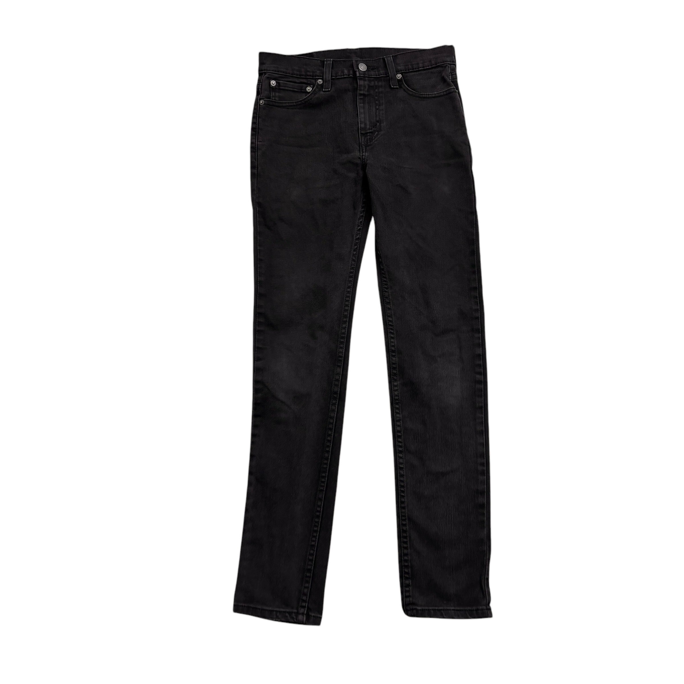 Levis 510 Jeans W30 L32 Mens Black Skinny Fit Stretch Denim