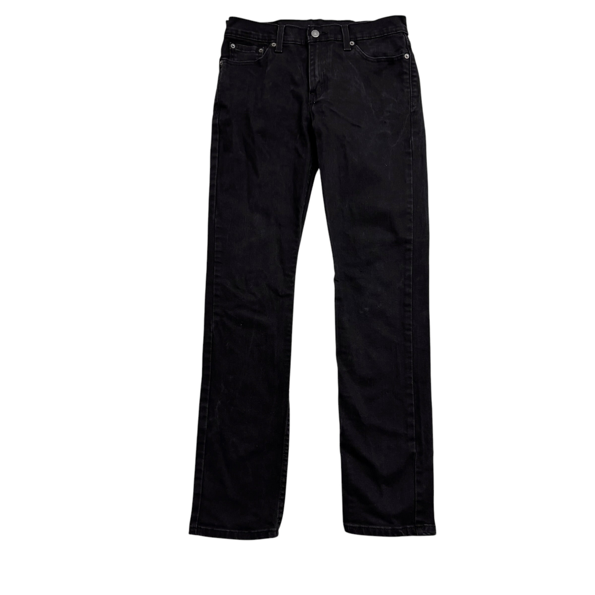 Levis 511 Jeans W30 L32 Mens Black Slim Fit Stretch Denim (E)