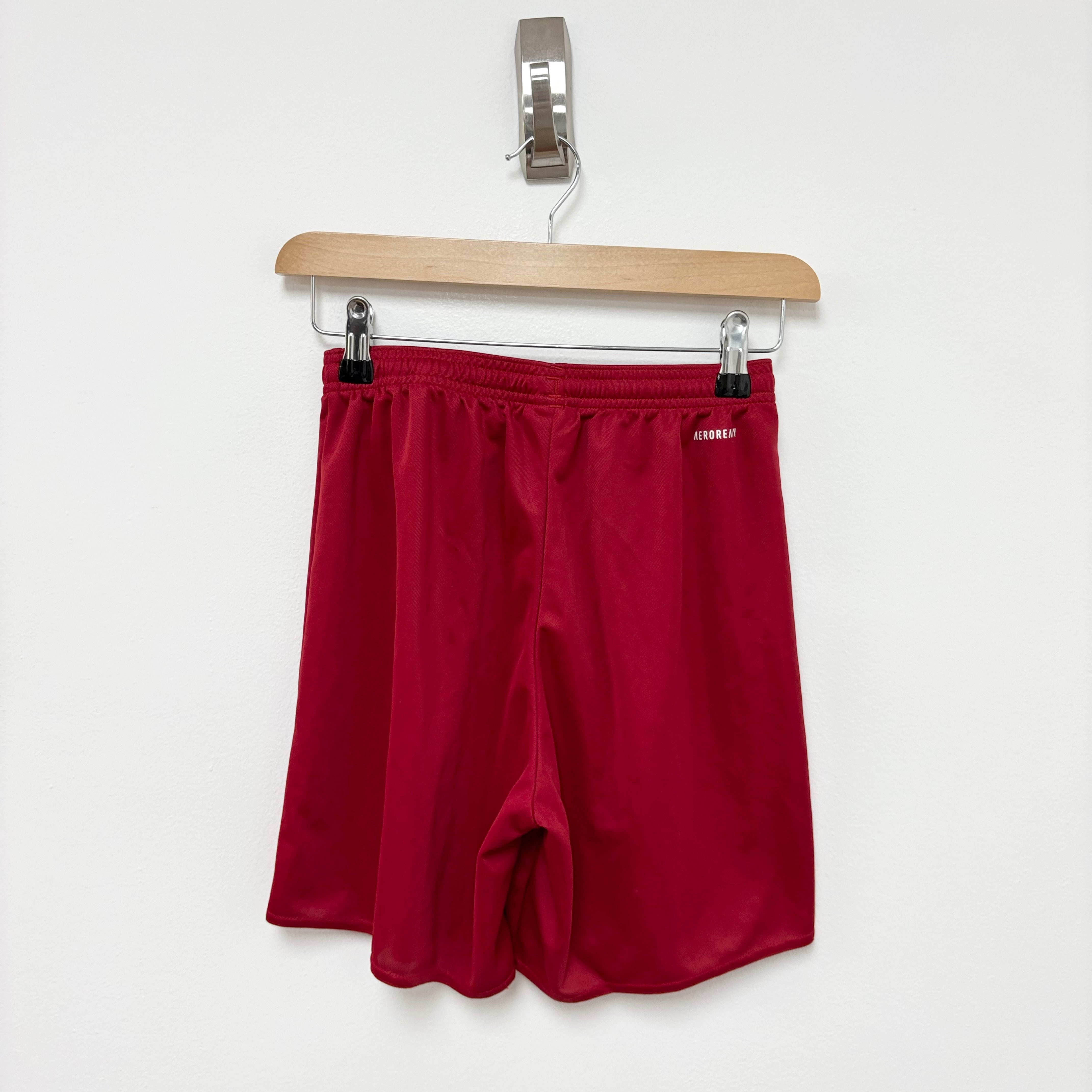 Adidas Shorts Mens Small Red Sports Running Gym Athletic (E)