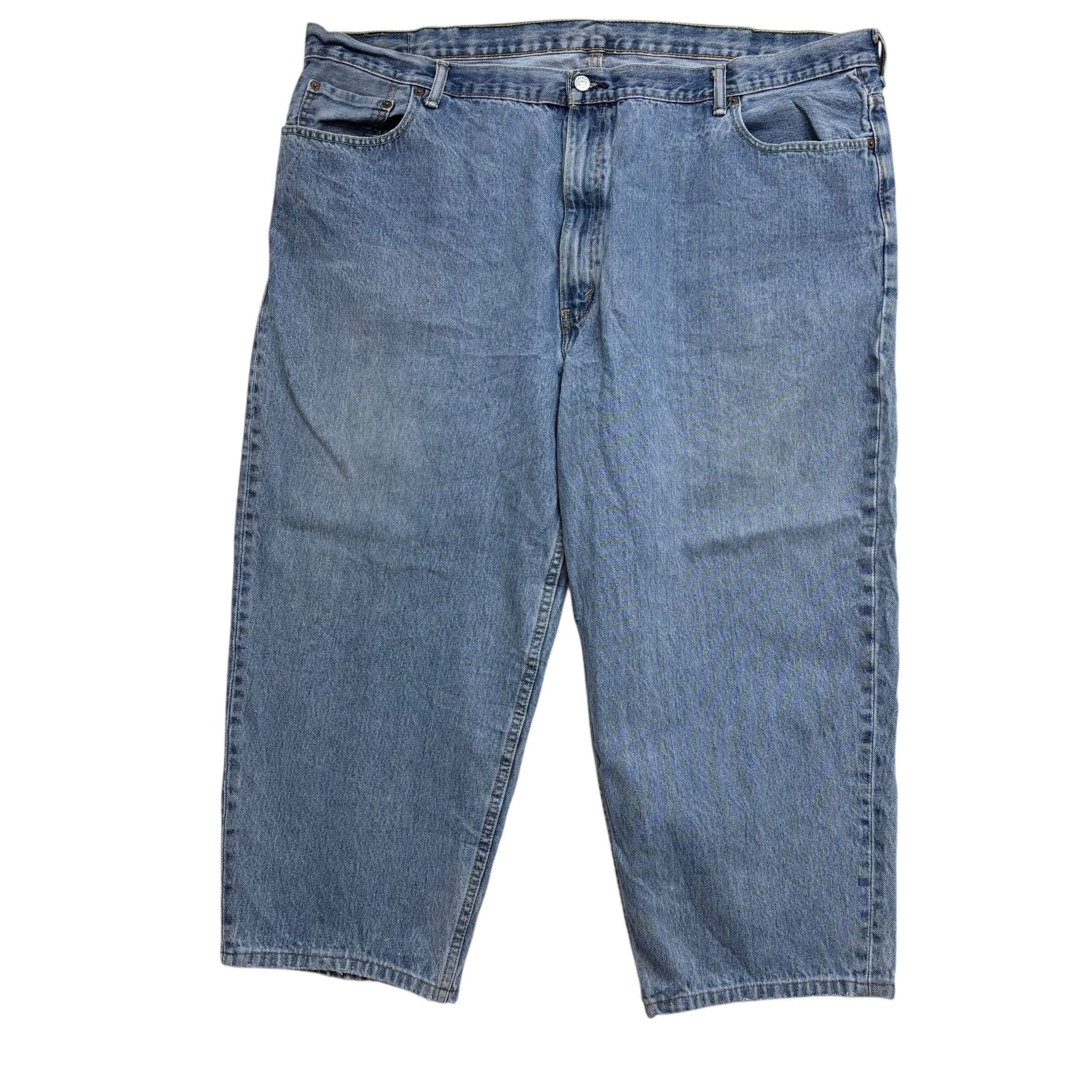 Levis 560 Jeans W48 L25 Mens Light Blue Baggy Relaxed Comfort Fit Denim