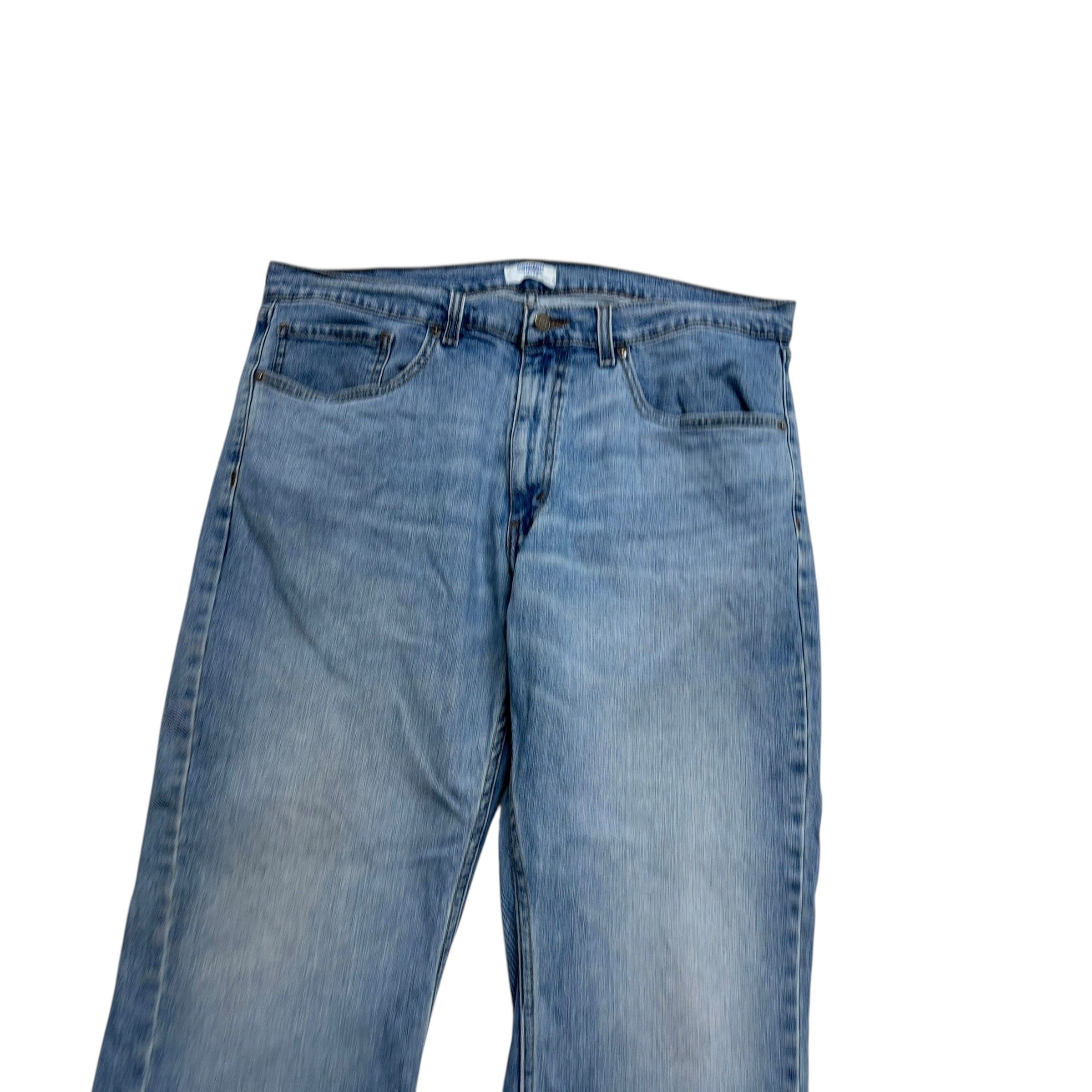 Levis Denizen Jeans W36 L31 Mens Light Blue Relaxed Straight Fit Stretch Denim