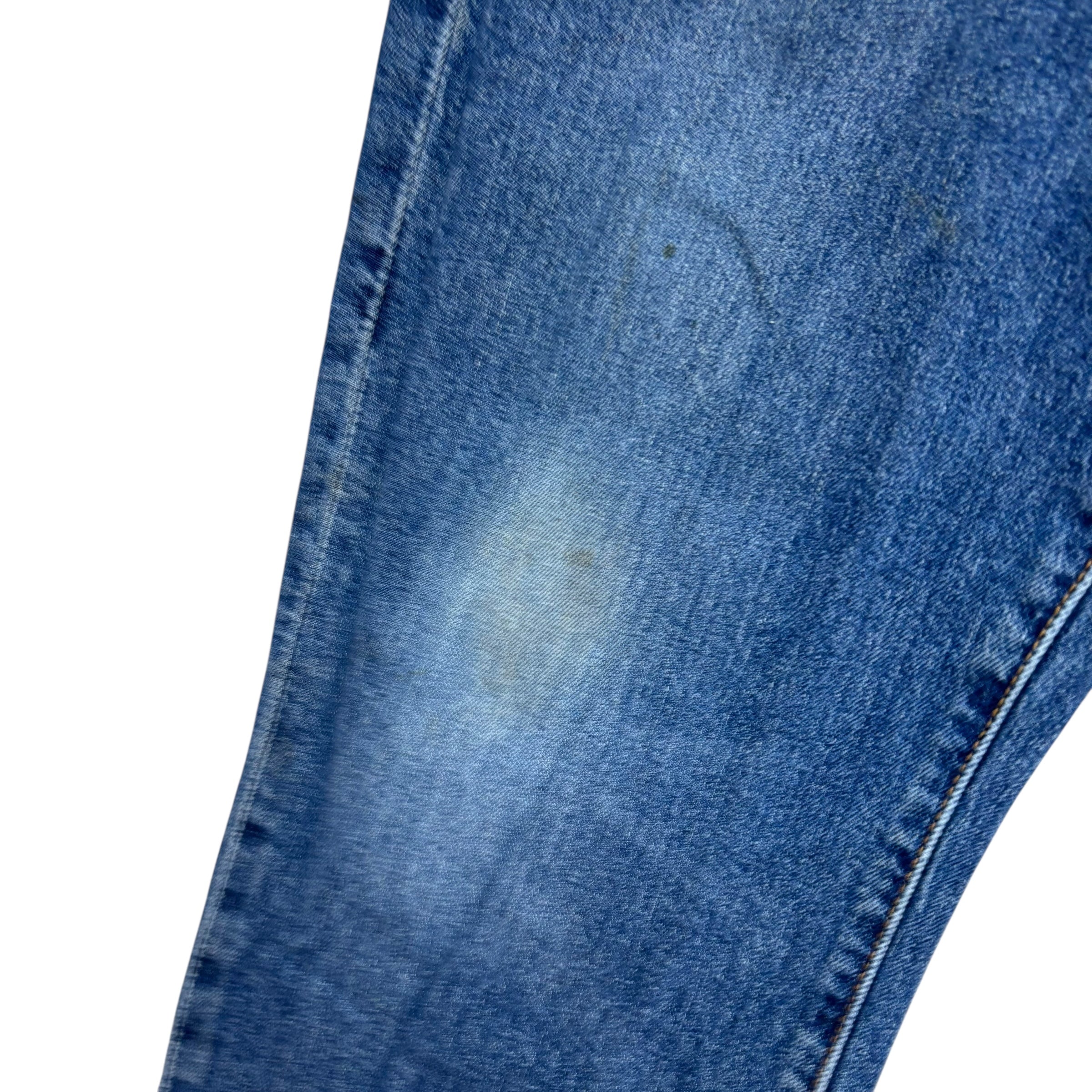 Levis 514 Jeans W36 L30 Mens Mid Blue Regular Straight Fit Stretch Denim