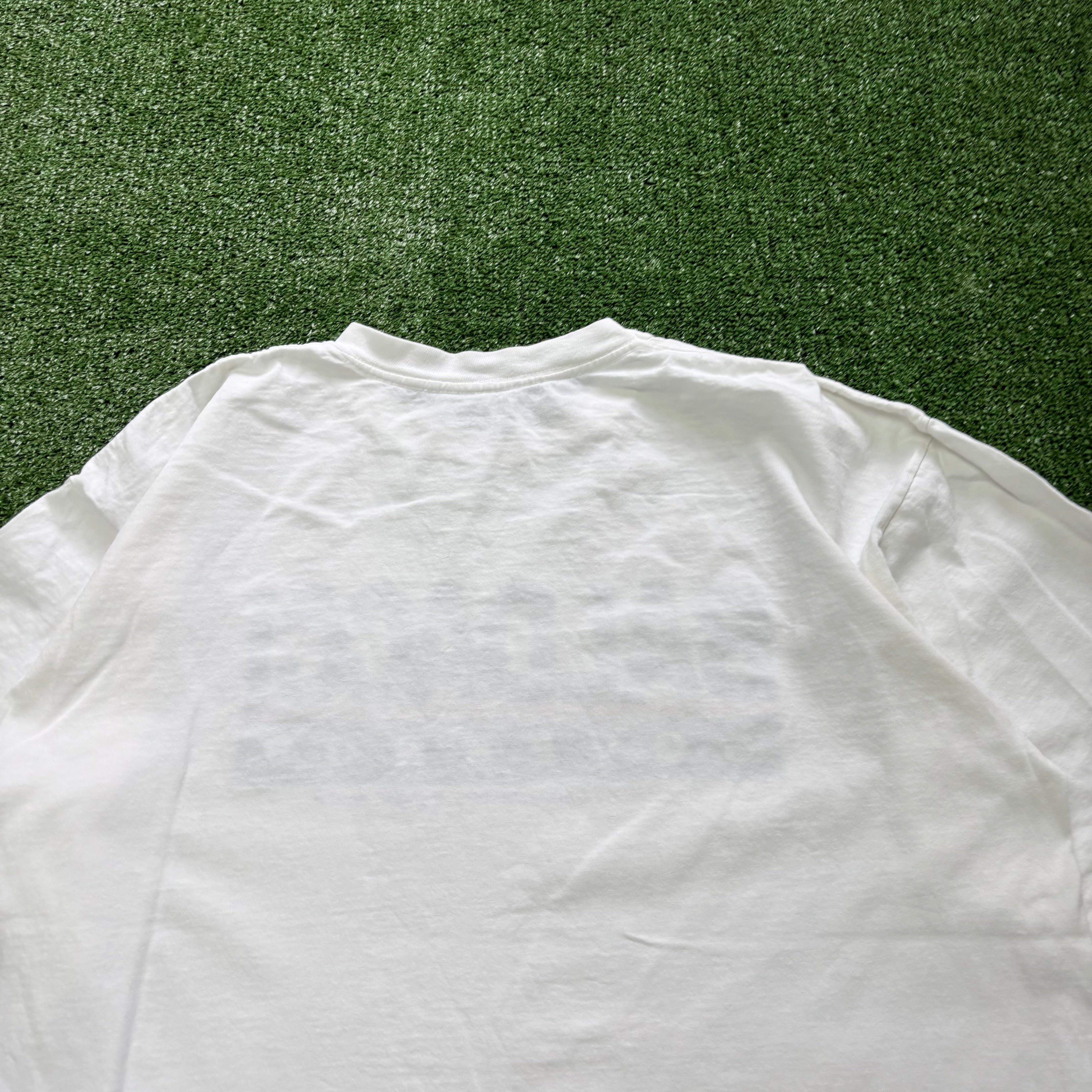 Vintage T Shirt Mens XL White Single Stitch Graphic Print 90s USA (E)
