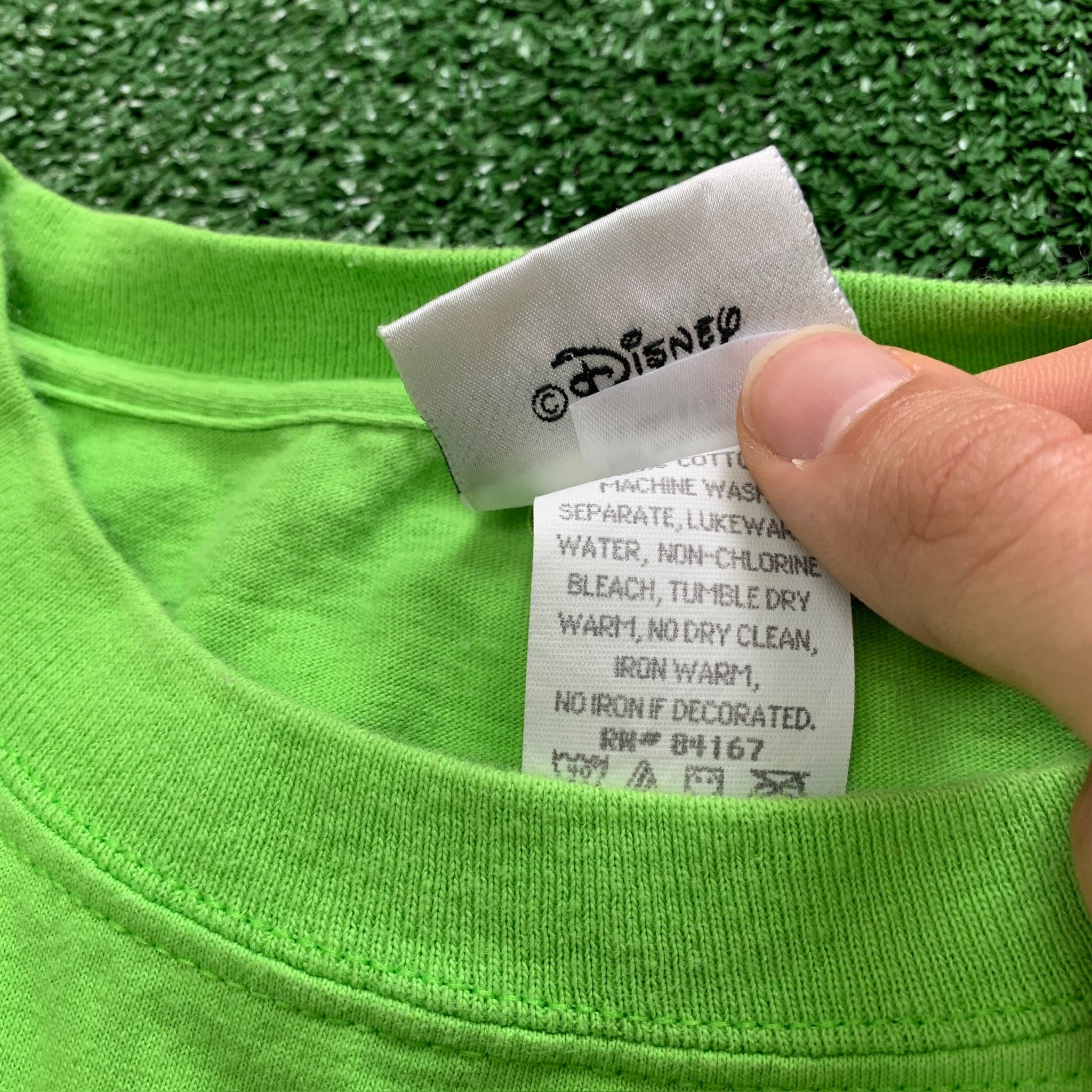 Vintage T Shirt Mens XL Green Graphic Print 90s Disney Cartoon (E)