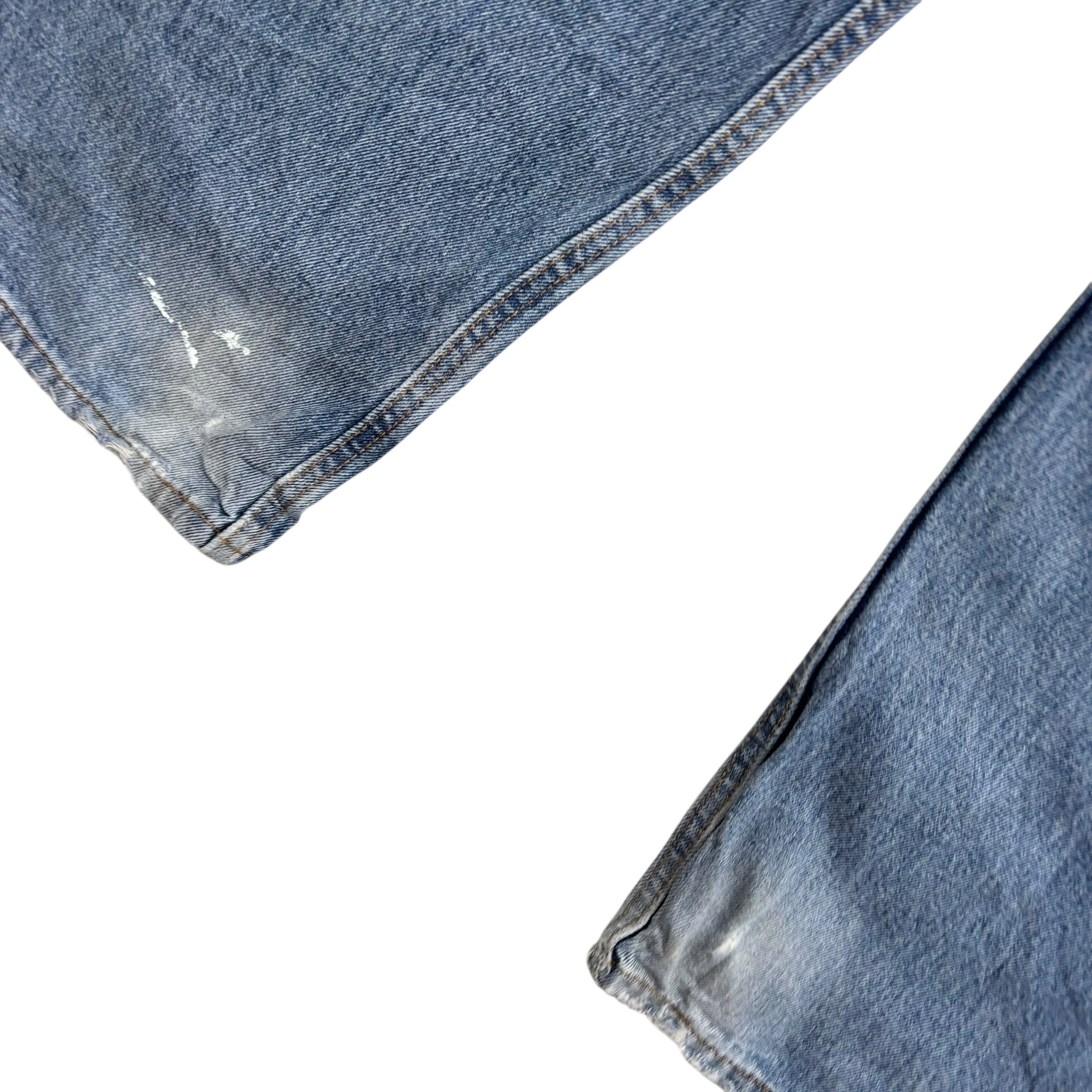 Levis 550 Jeans W40 L34 Mens Mid Blue Baggy Relaxed Straight Fit Denim (F)