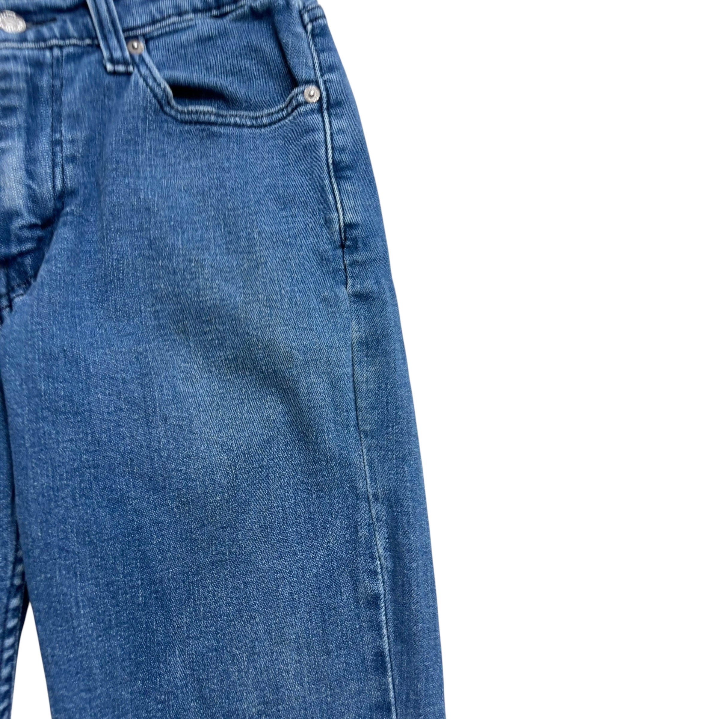 Levis 514 Jeans W28 L31 Mens Mid Blue Slim Straight Fit Stretch Denim